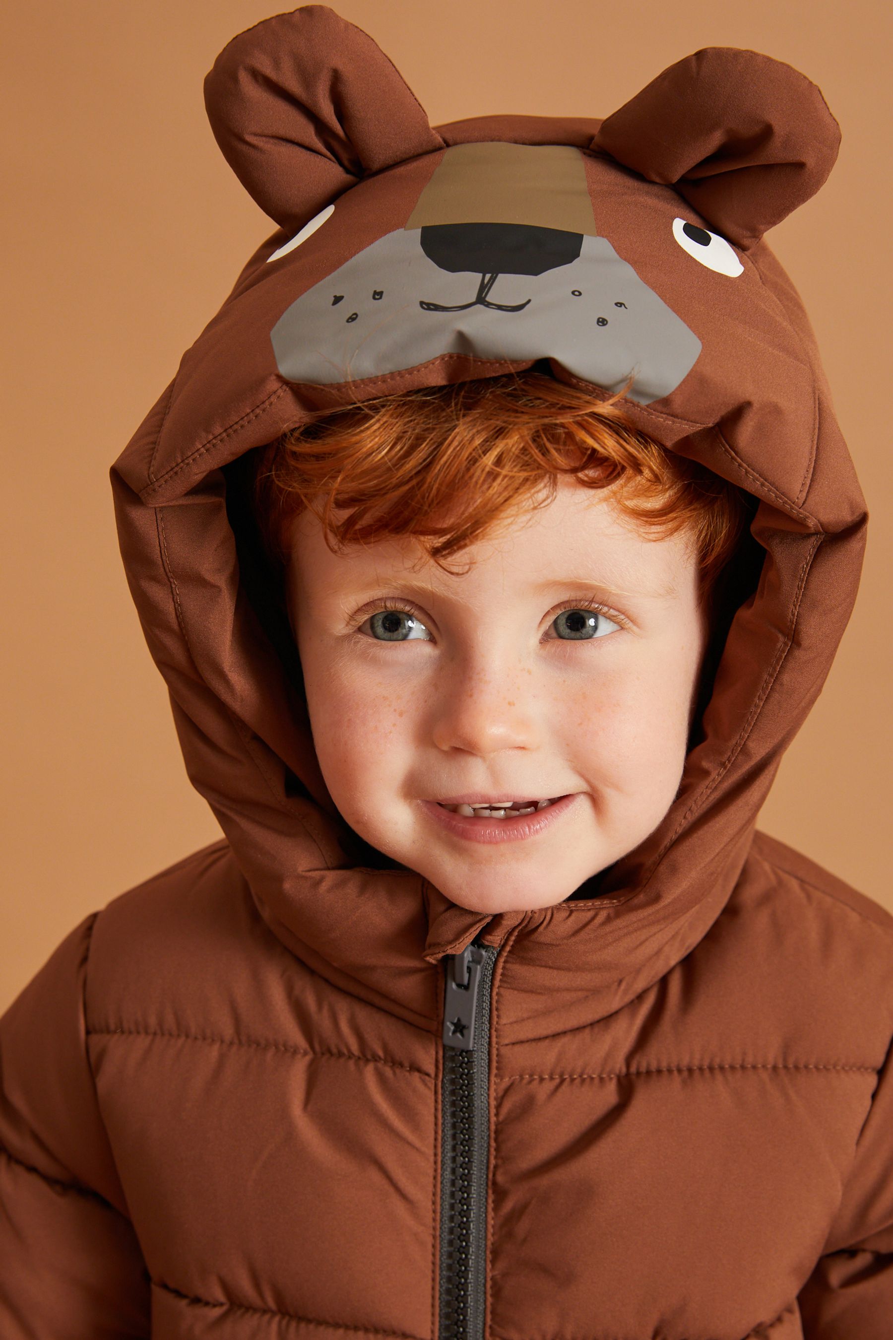 Brown Bear Padded Coat (3mths-7yrs)