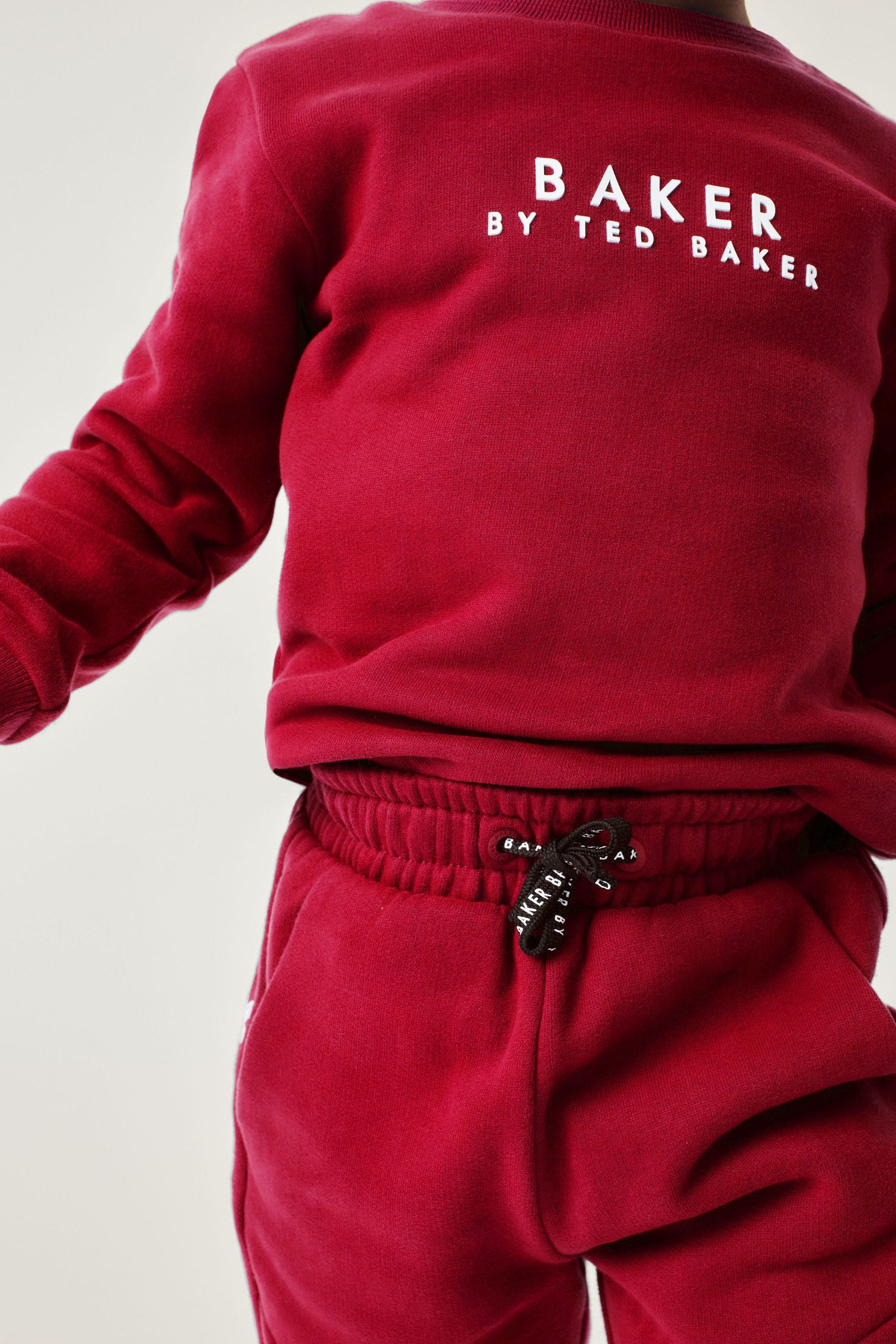 Burgundy Red Baker by Ted Baker Sweatshirt & Joggers Set