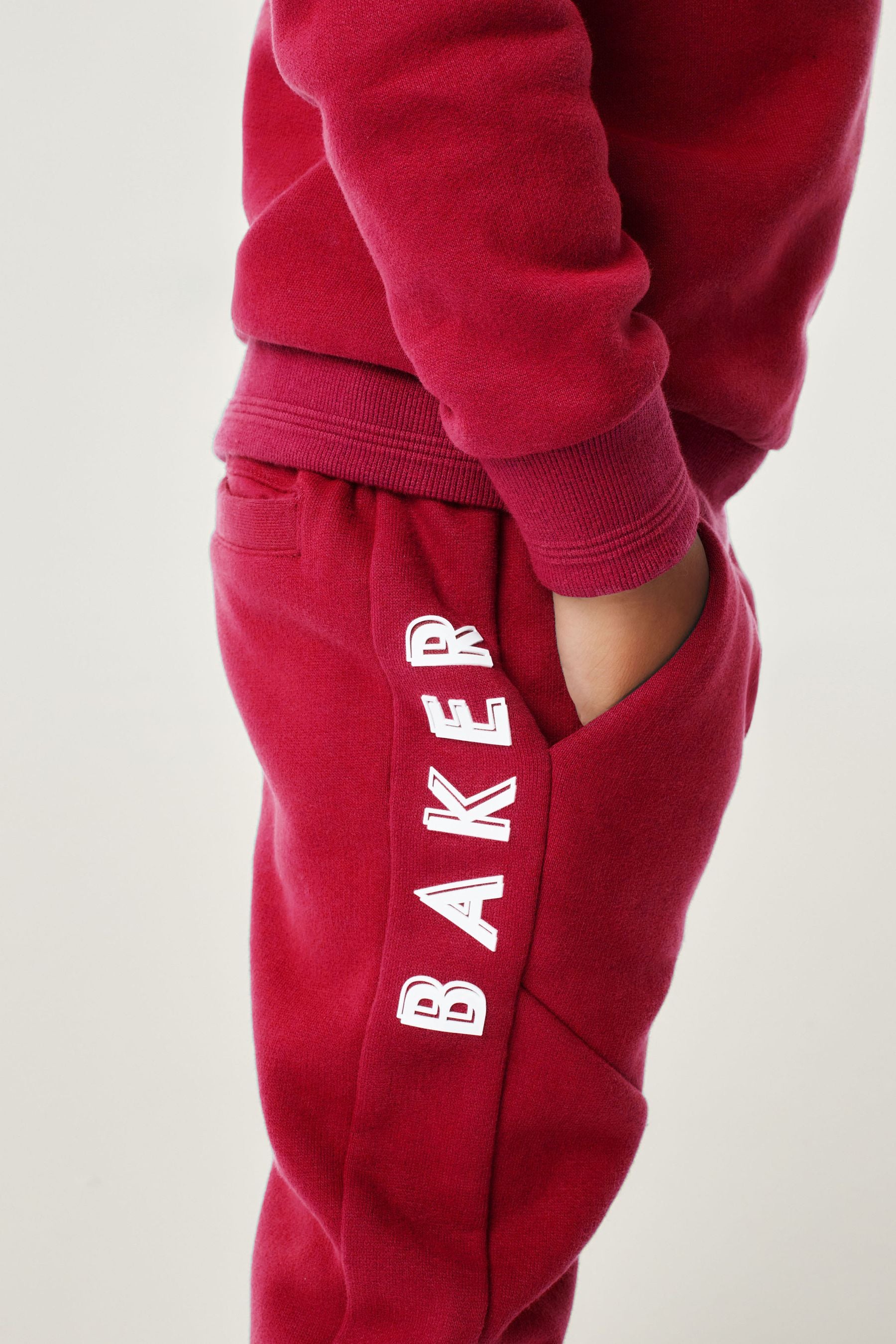 Burgundy Red Baker by Ted Baker Sweatshirt & Joggers Set