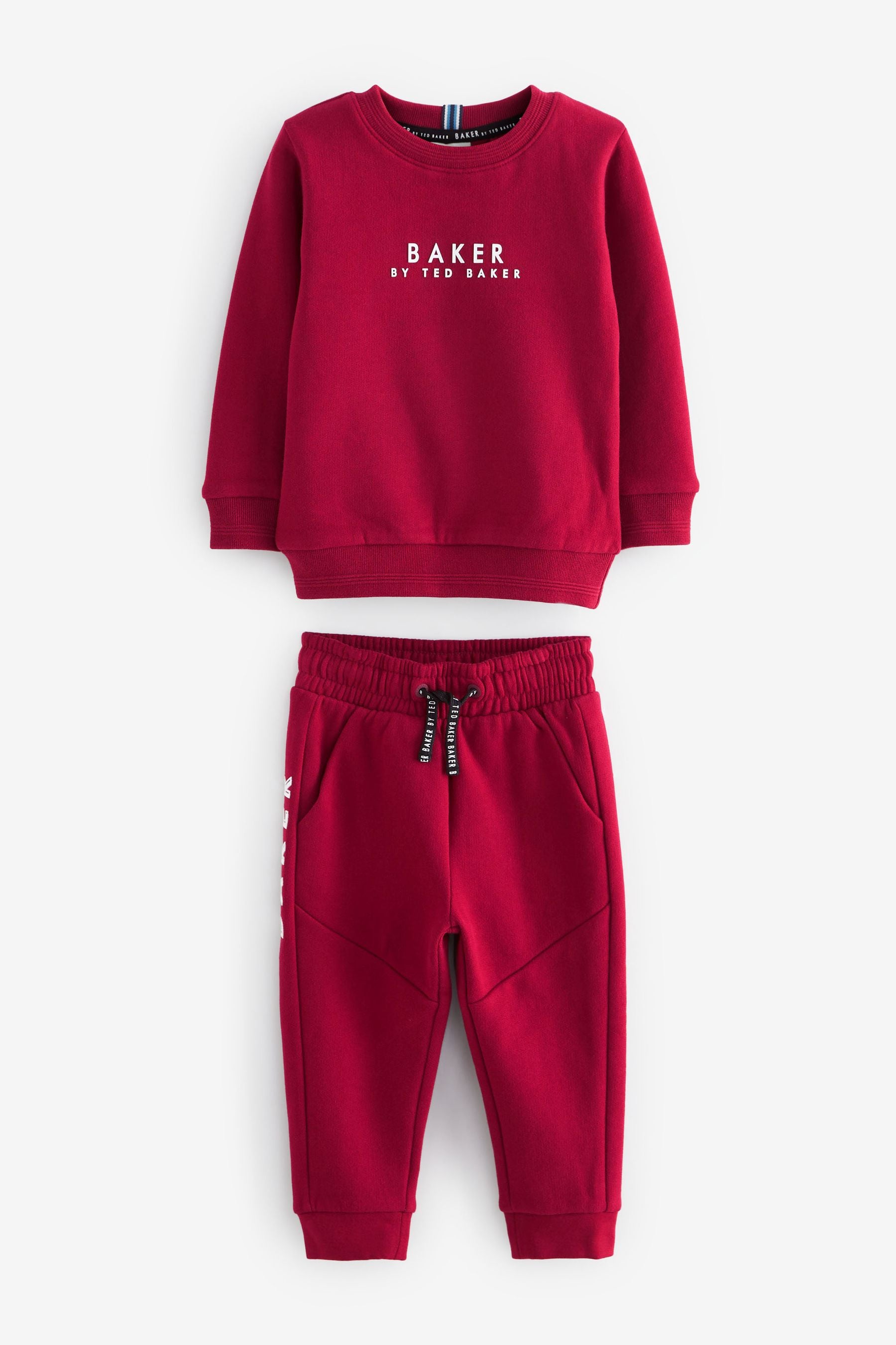 Burgundy Red Baker by Ted Baker Sweatshirt & Joggers Set