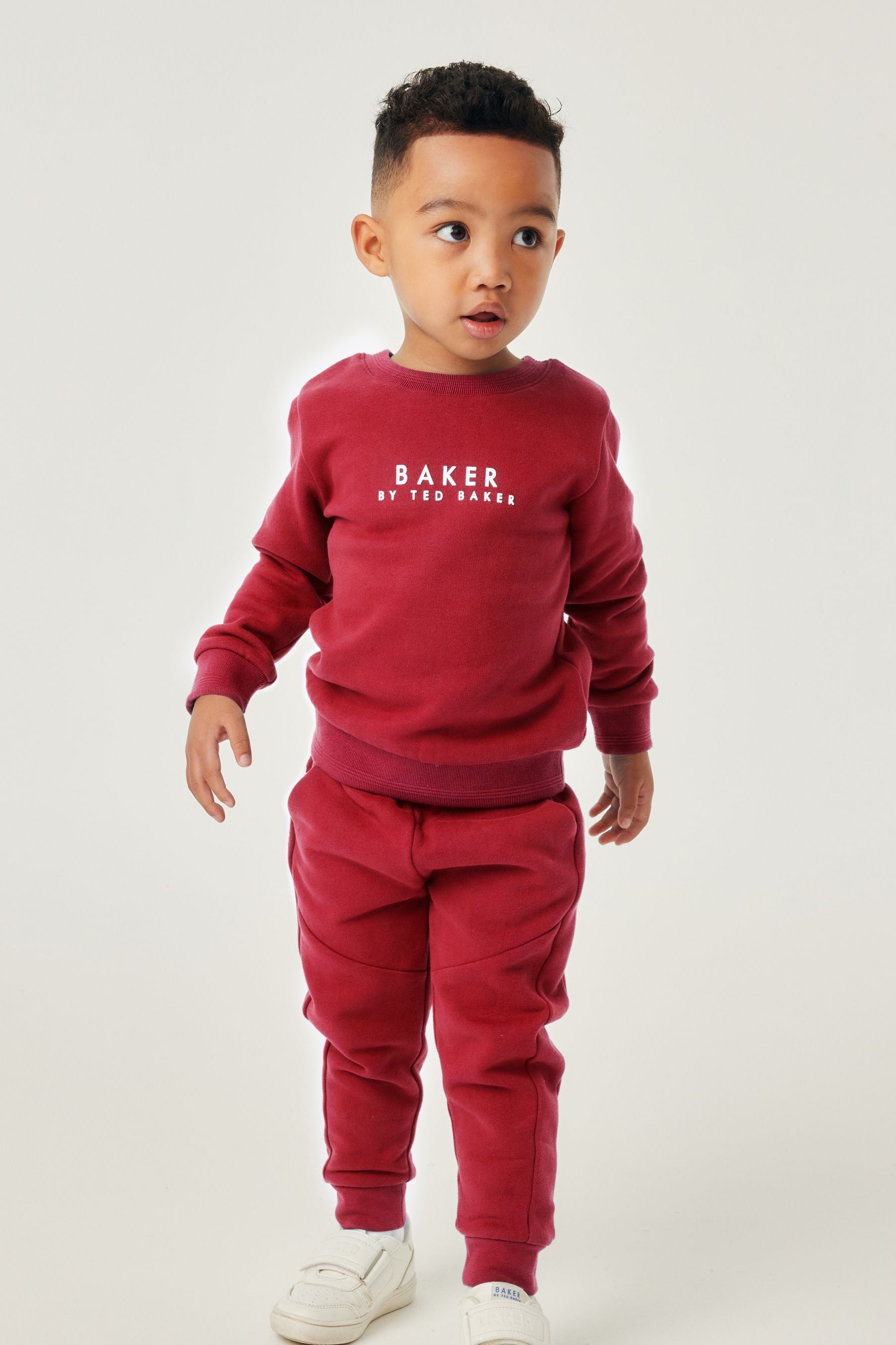 Burgundy Red Baker by Ted Baker Sweatshirt & Joggers Set