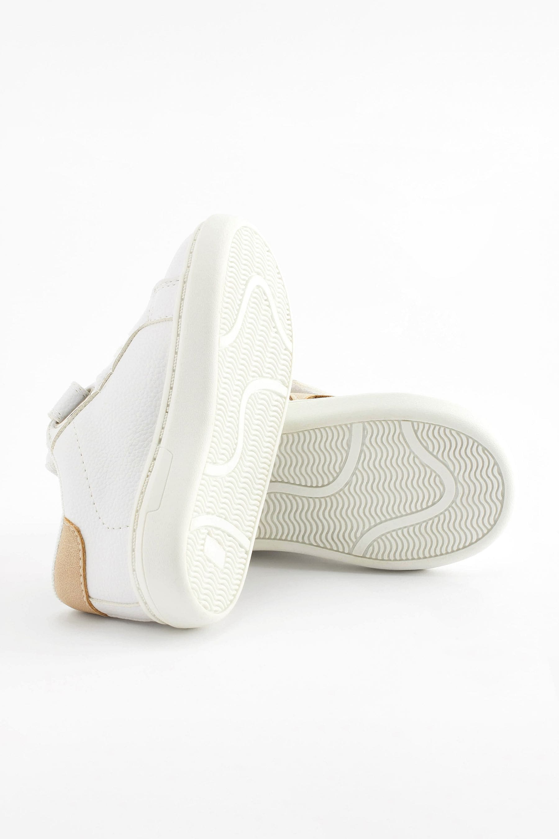 White Elastic Lace Star Trainers