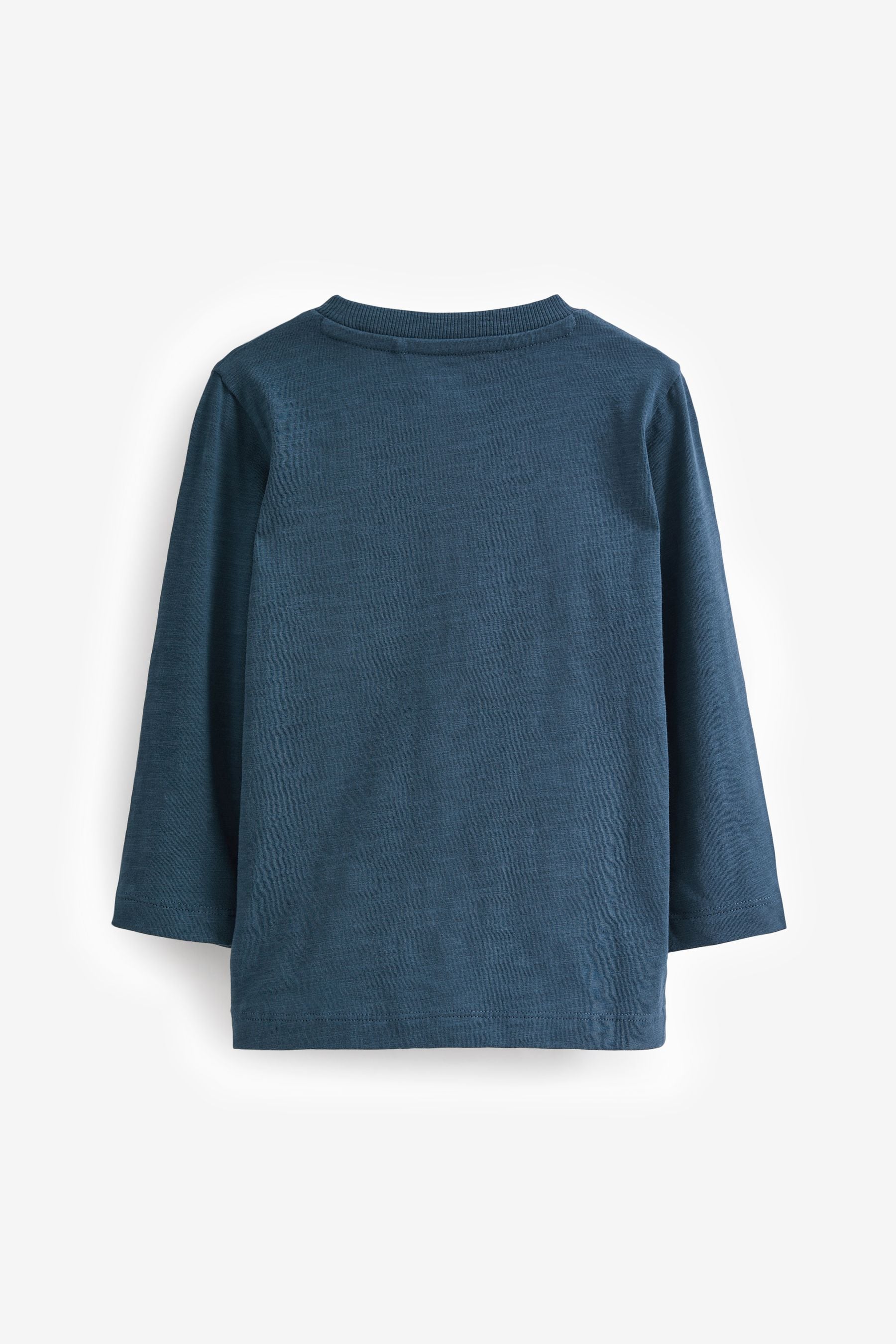 Blue/Navy Long Sleeve T-Shirts 5 Pack (3mths-7yrs)