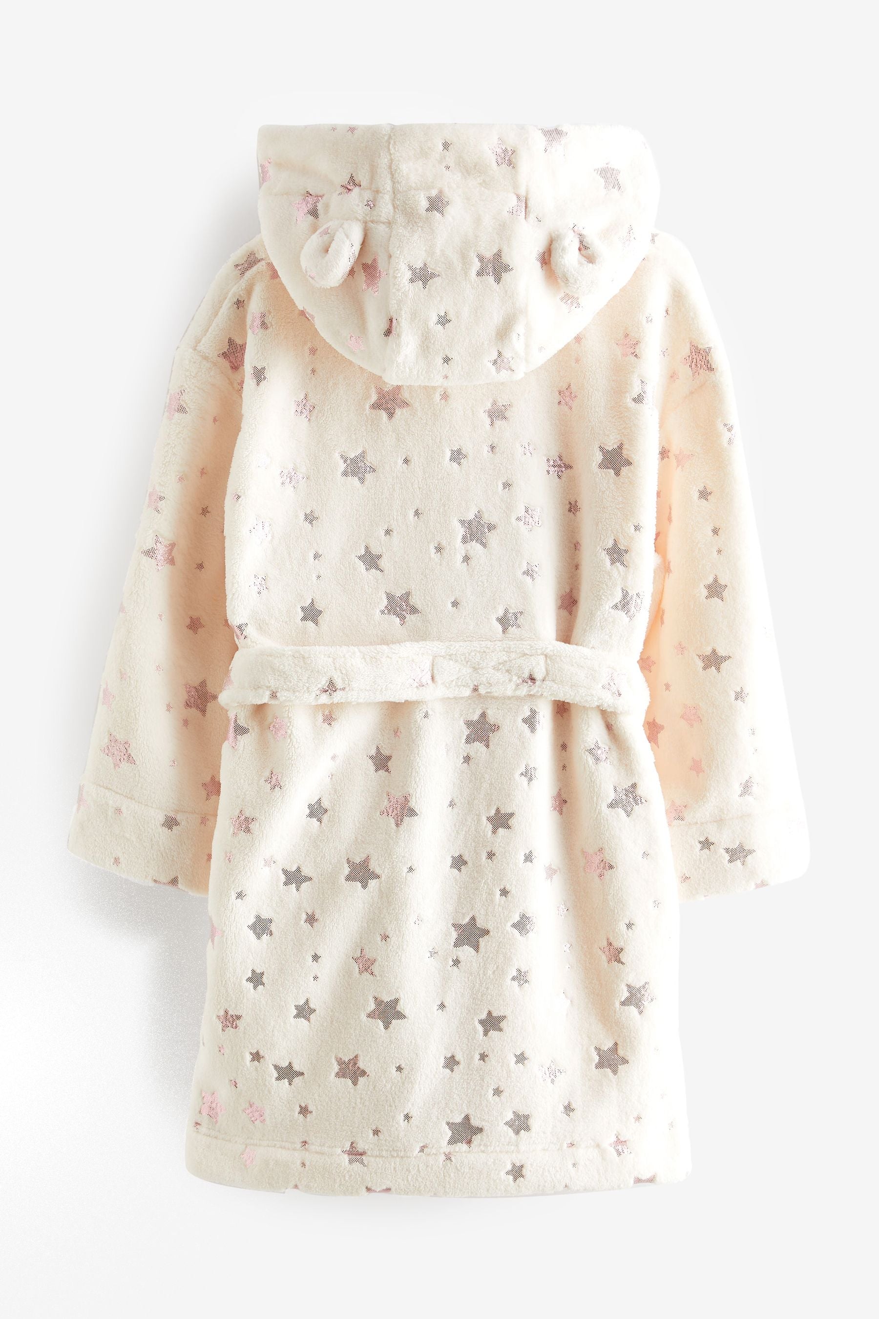 Cream Metallic Star Dressing Gown (9mths-16yrs)