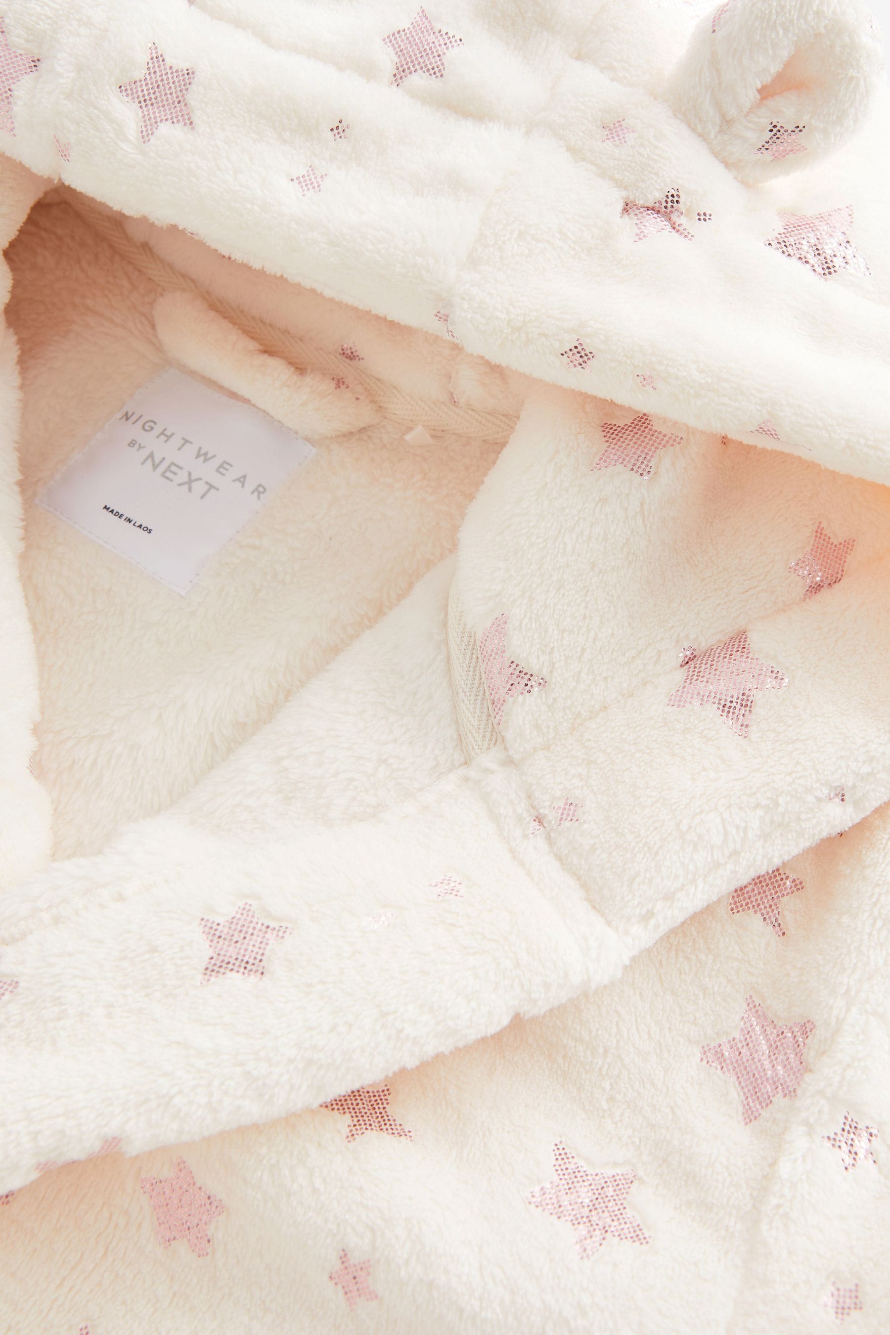 Cream Metallic Star Dressing Gown (9mths-16yrs)