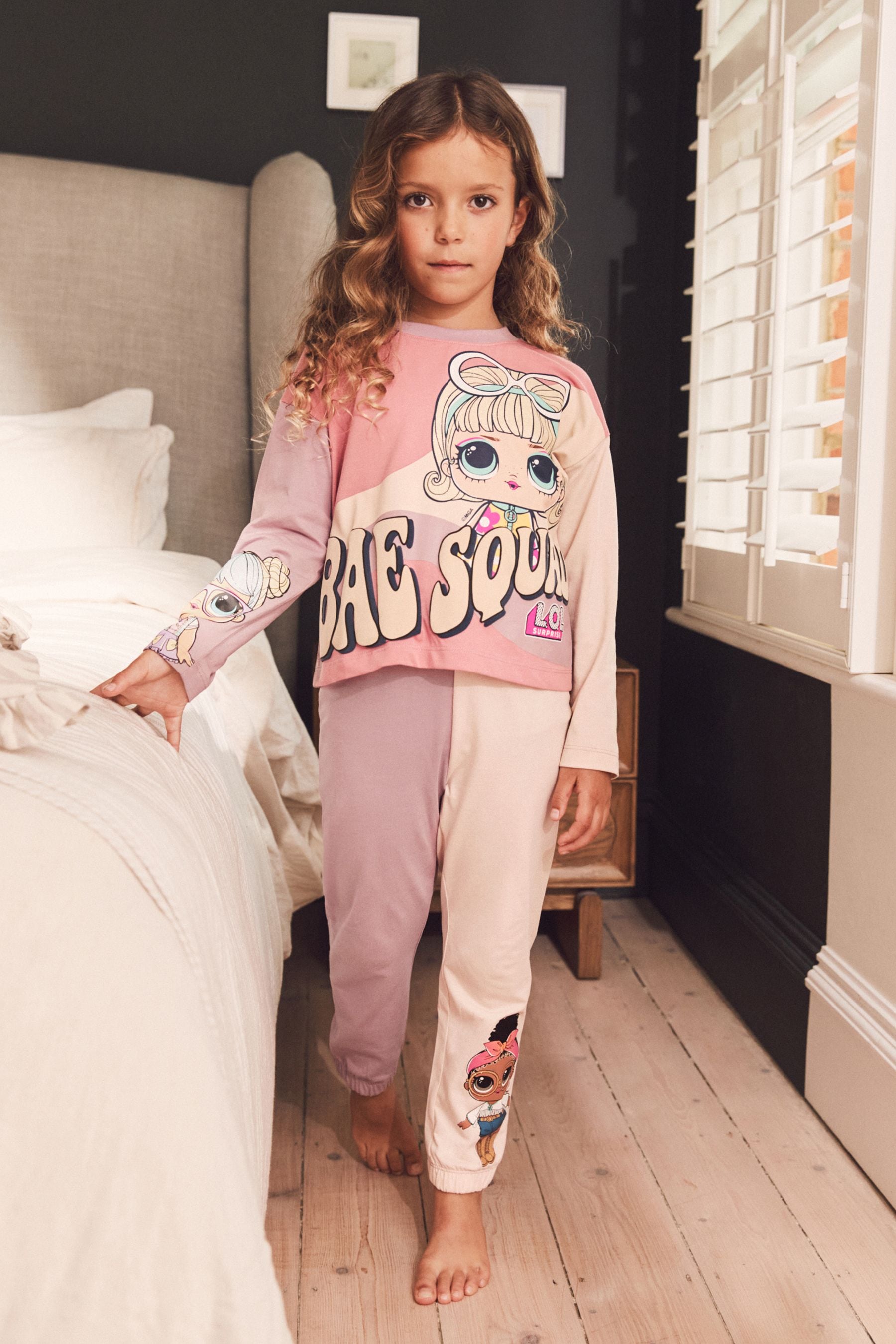 Pink/White L.O.L Pyjamas (4-14yrs)