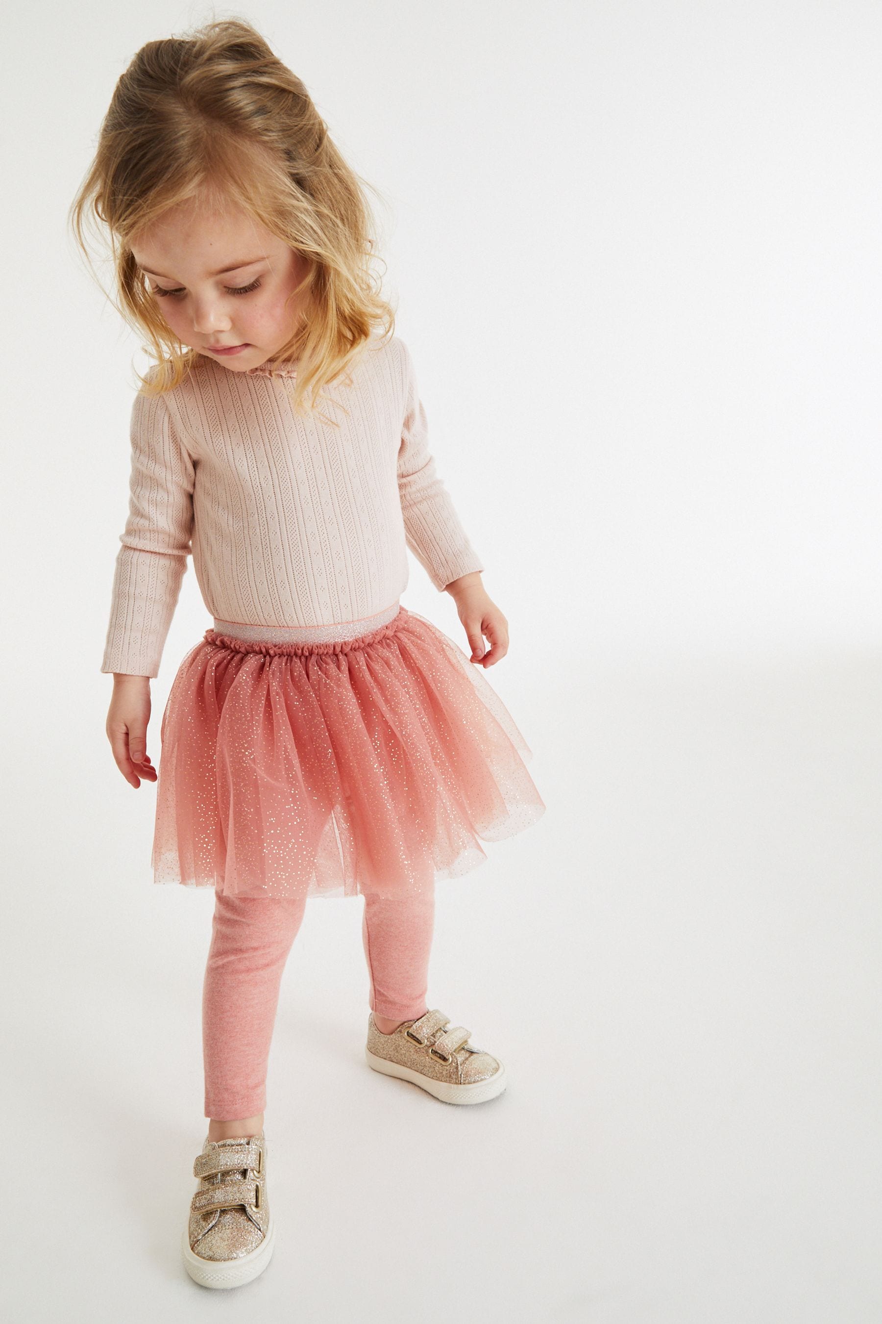 Pink Sparkly Tutu Leggings (3mths-7yrs)