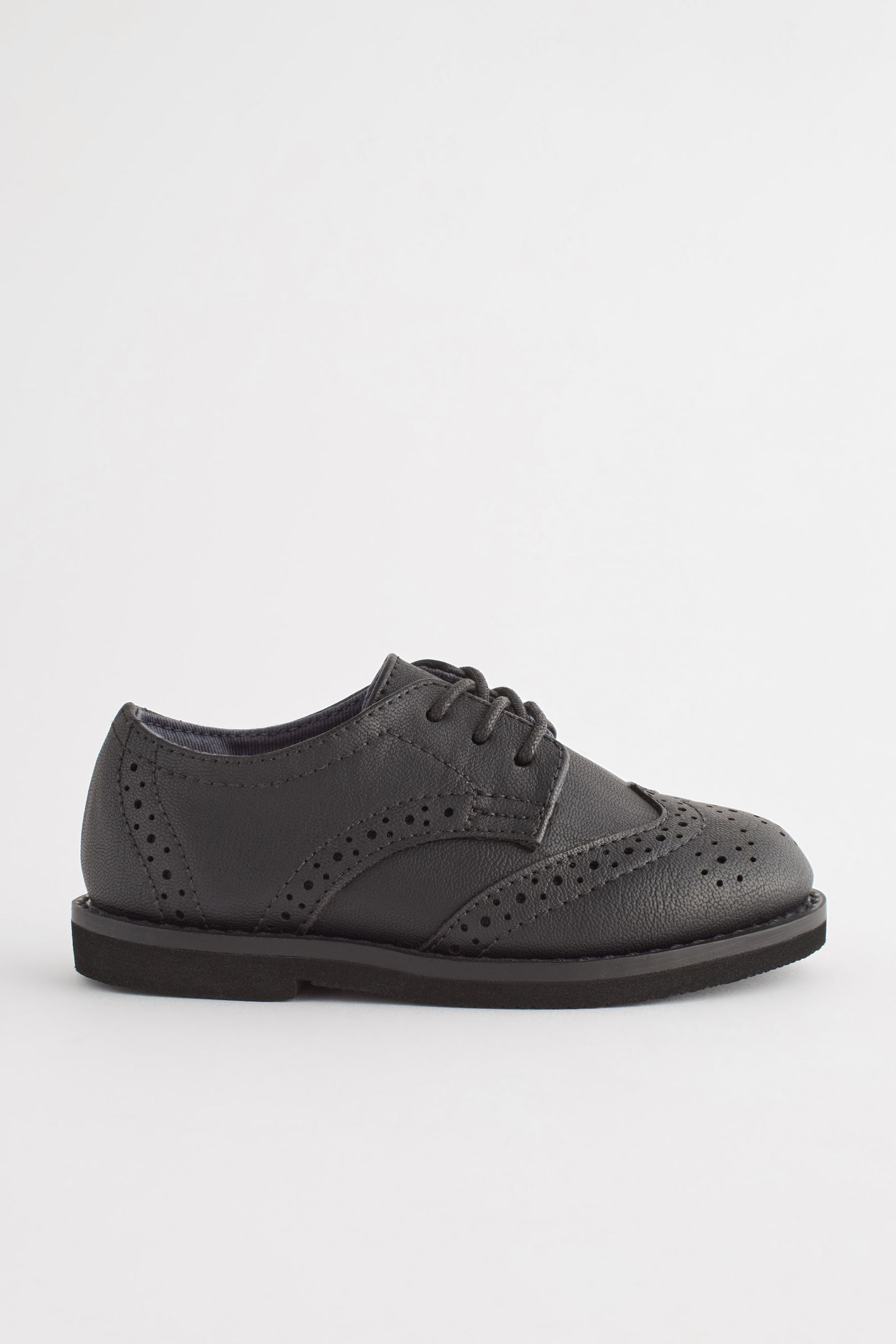 Black Smart Brogue Shoes