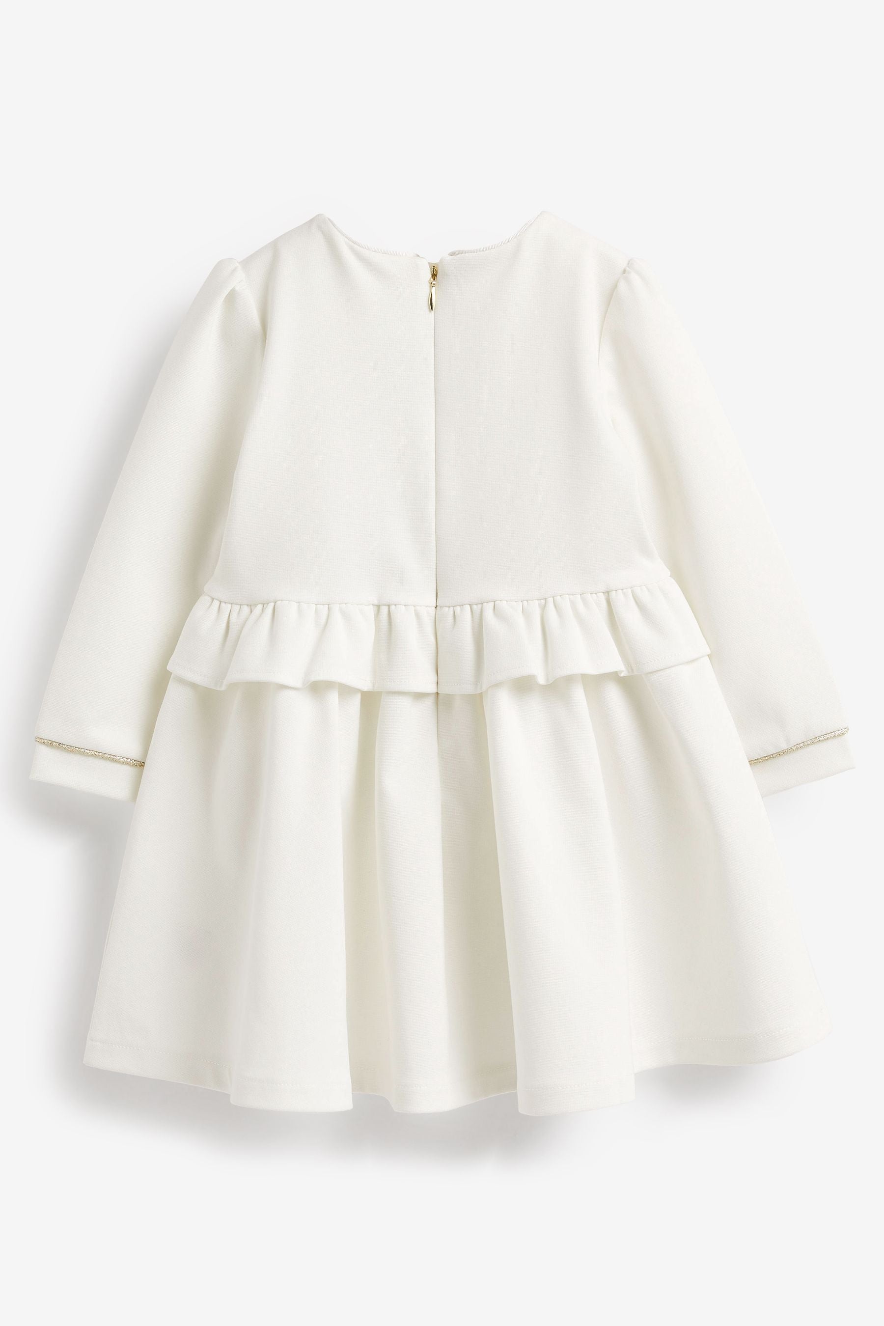 Cream Baker by Ted Baker (0-6yrs) Cream Bow Ponte Dress