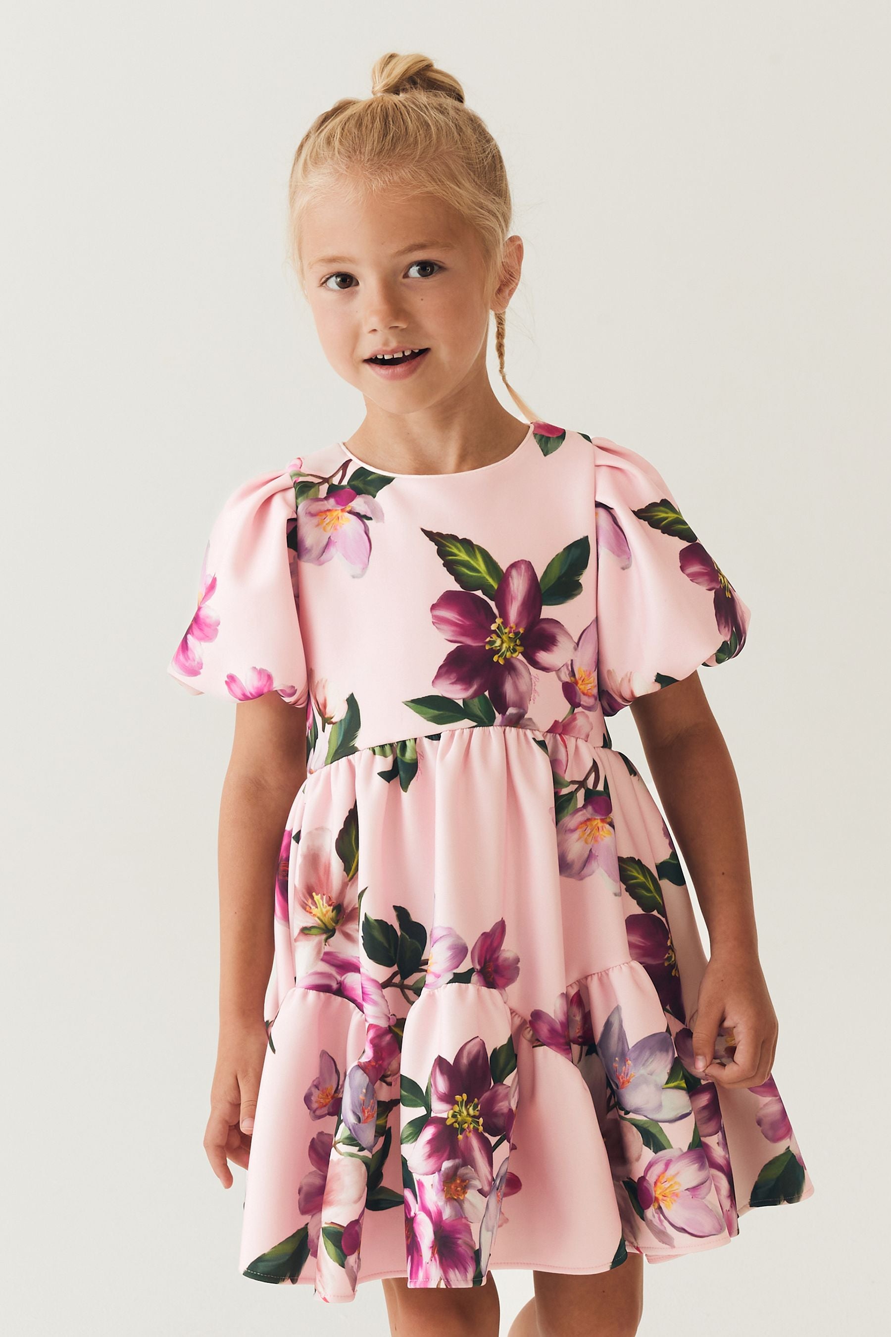 Baker by Ted Baker Pink Floral Scuba Dress