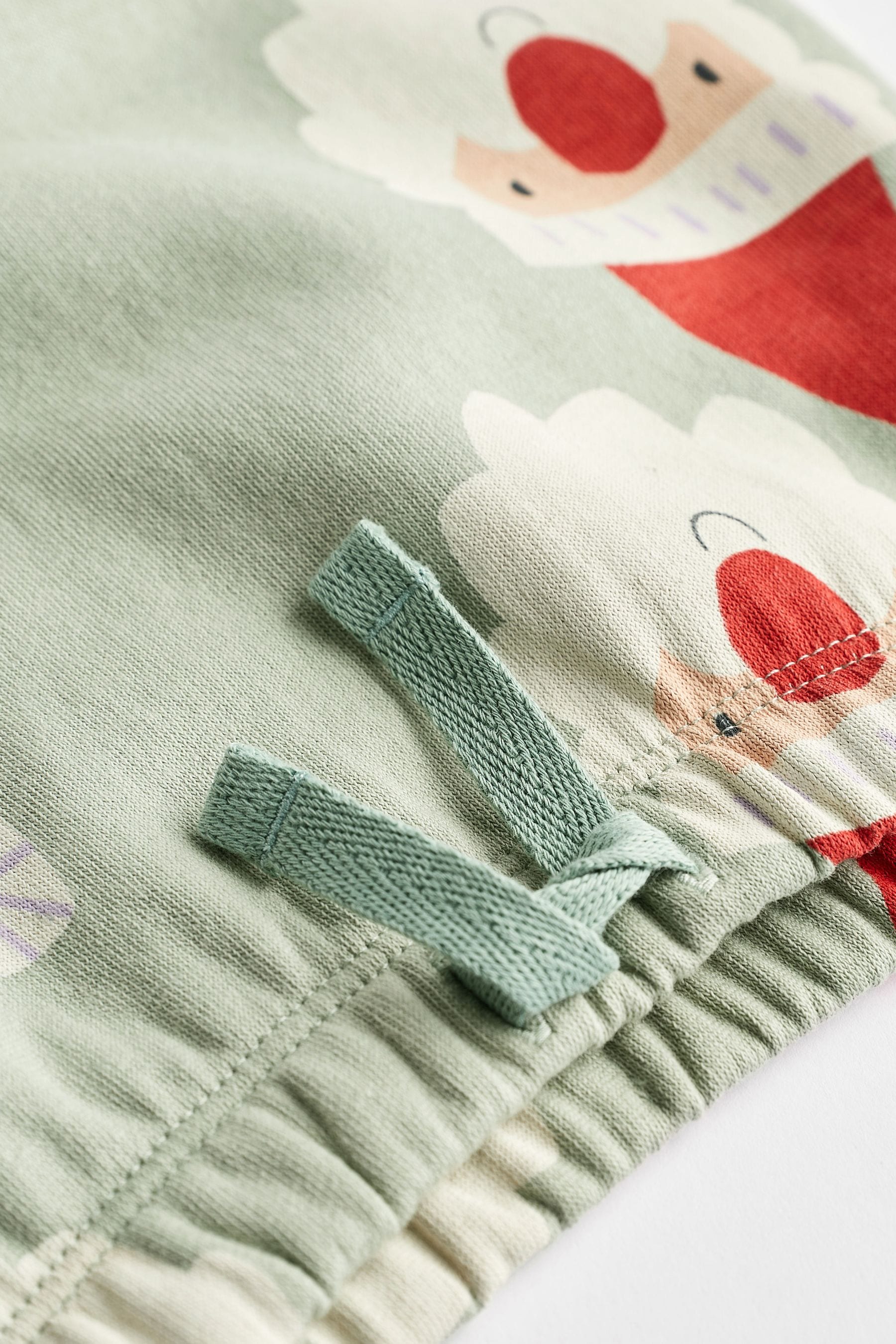 Mint Green Christmas Santa Cosy Baby Sweatshirt & Joggers 2 Piece Set (0mths-2yrs)