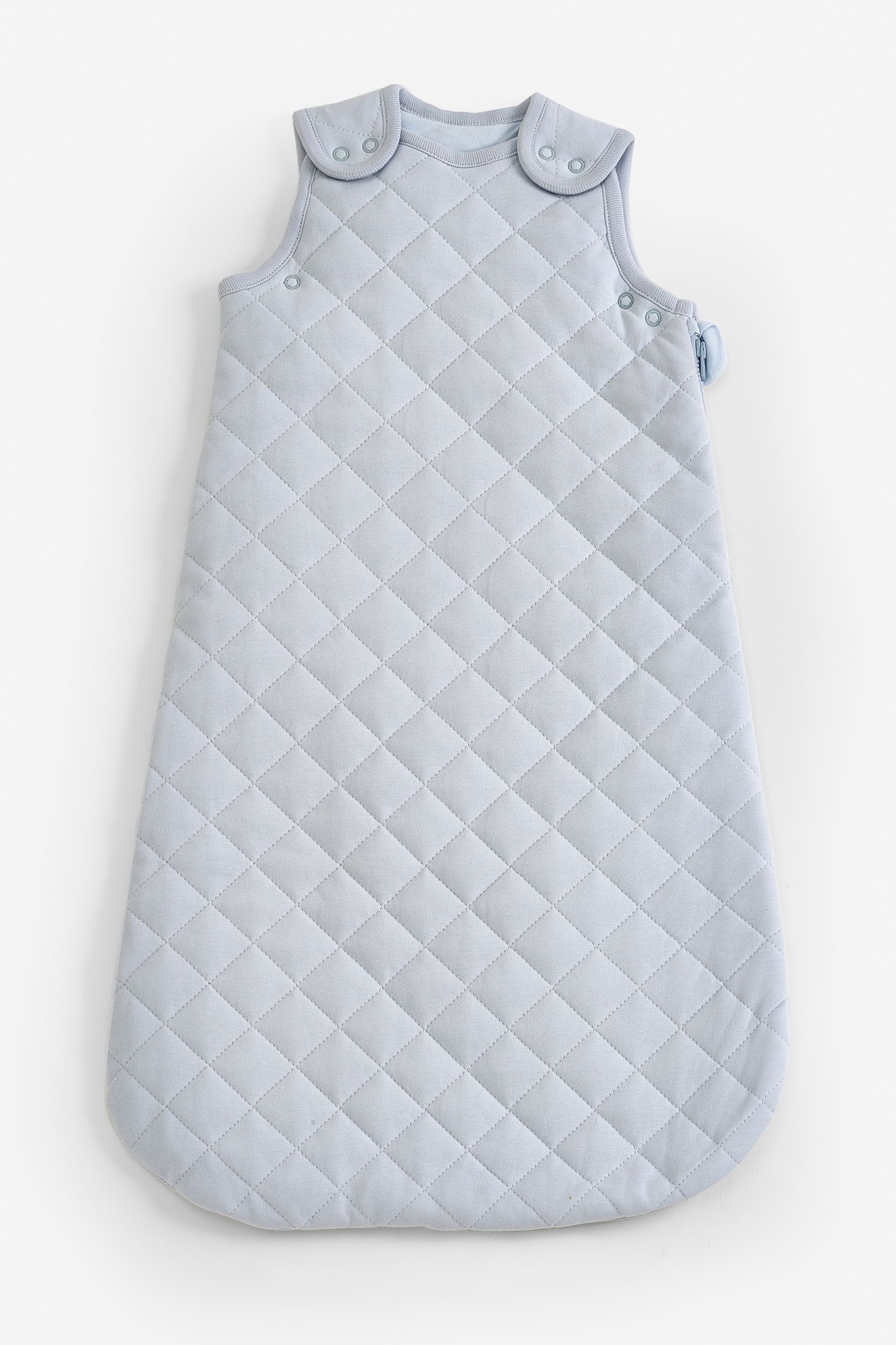 Blue Quilted Baby 2.5 Tog 100% Cotton Sleep Bag