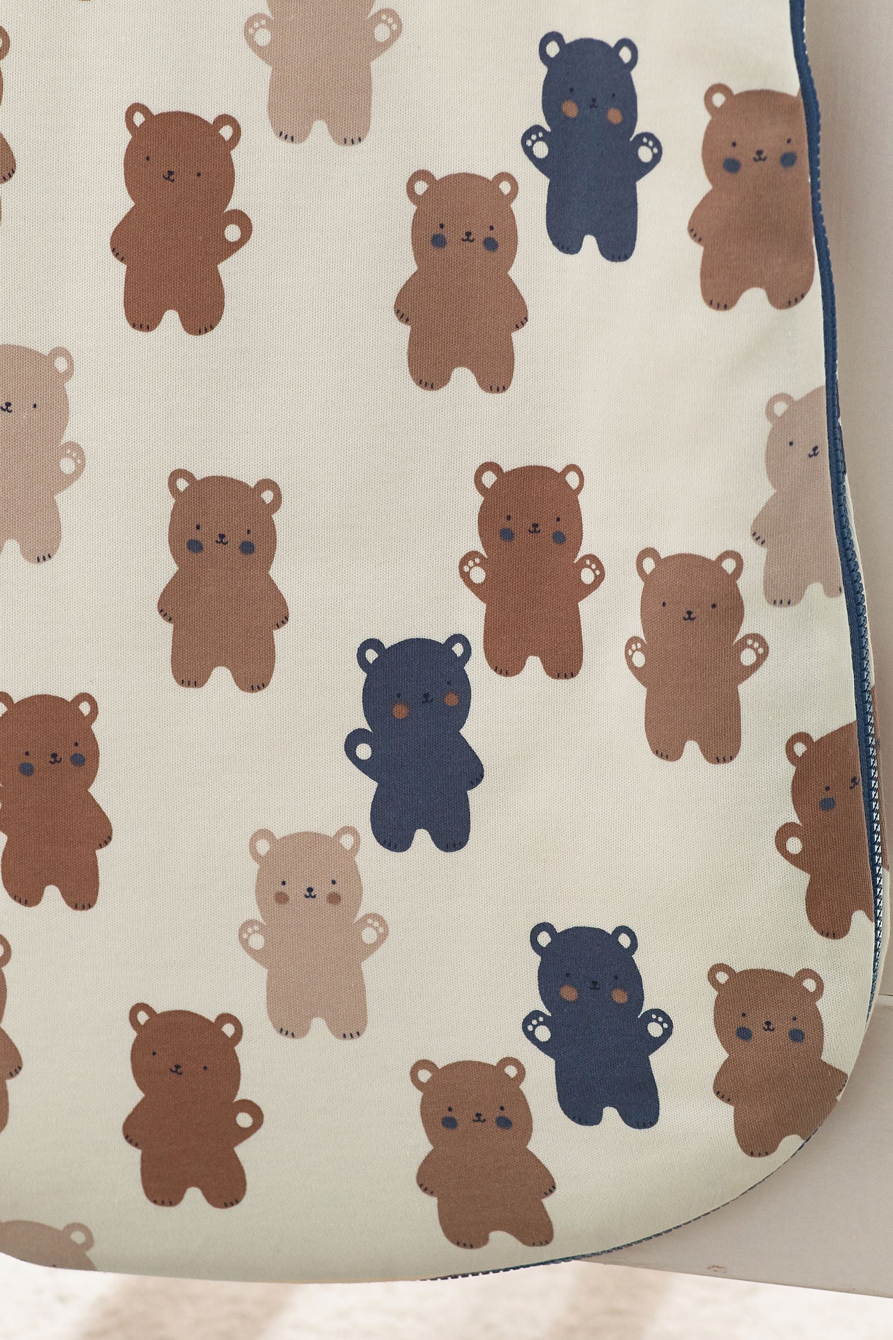 Natural Teddy Bear Baby 100% Cotton 2 Tog Sleep Bag