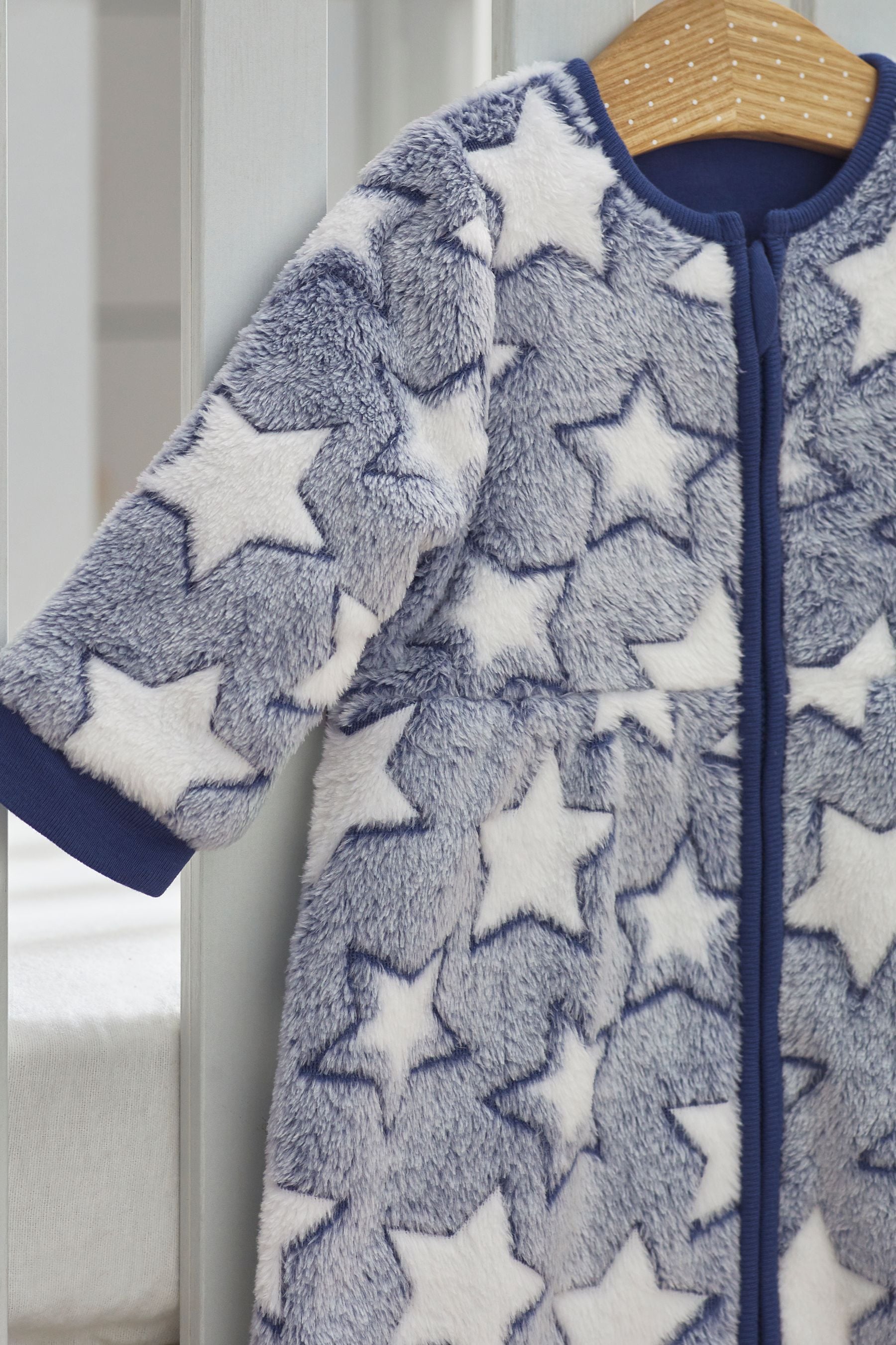 Blue Star 2.5 Tog Fleece Supersoft Baby Sleep Bag