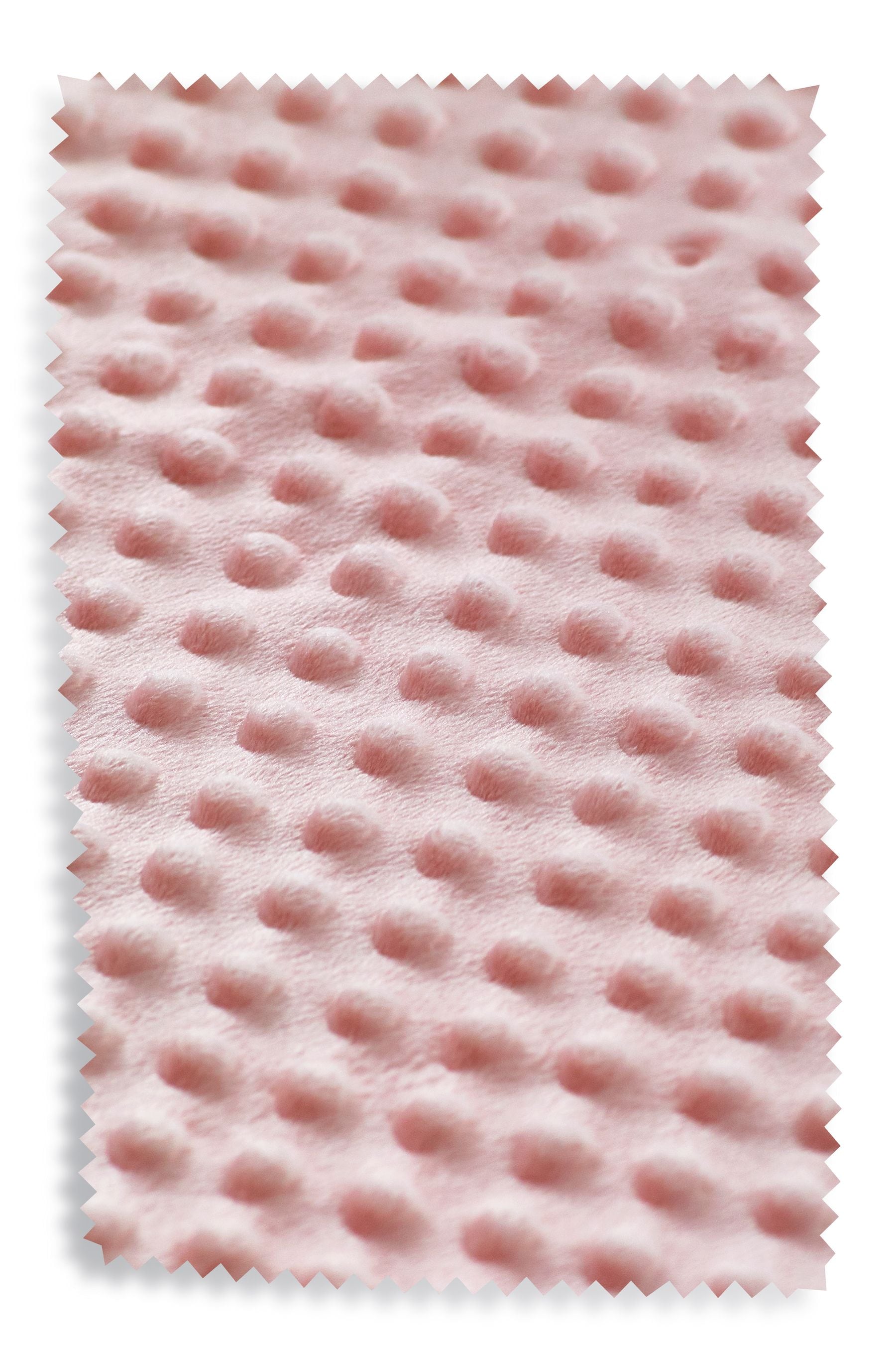 Pink Bobble Fleece Blanket