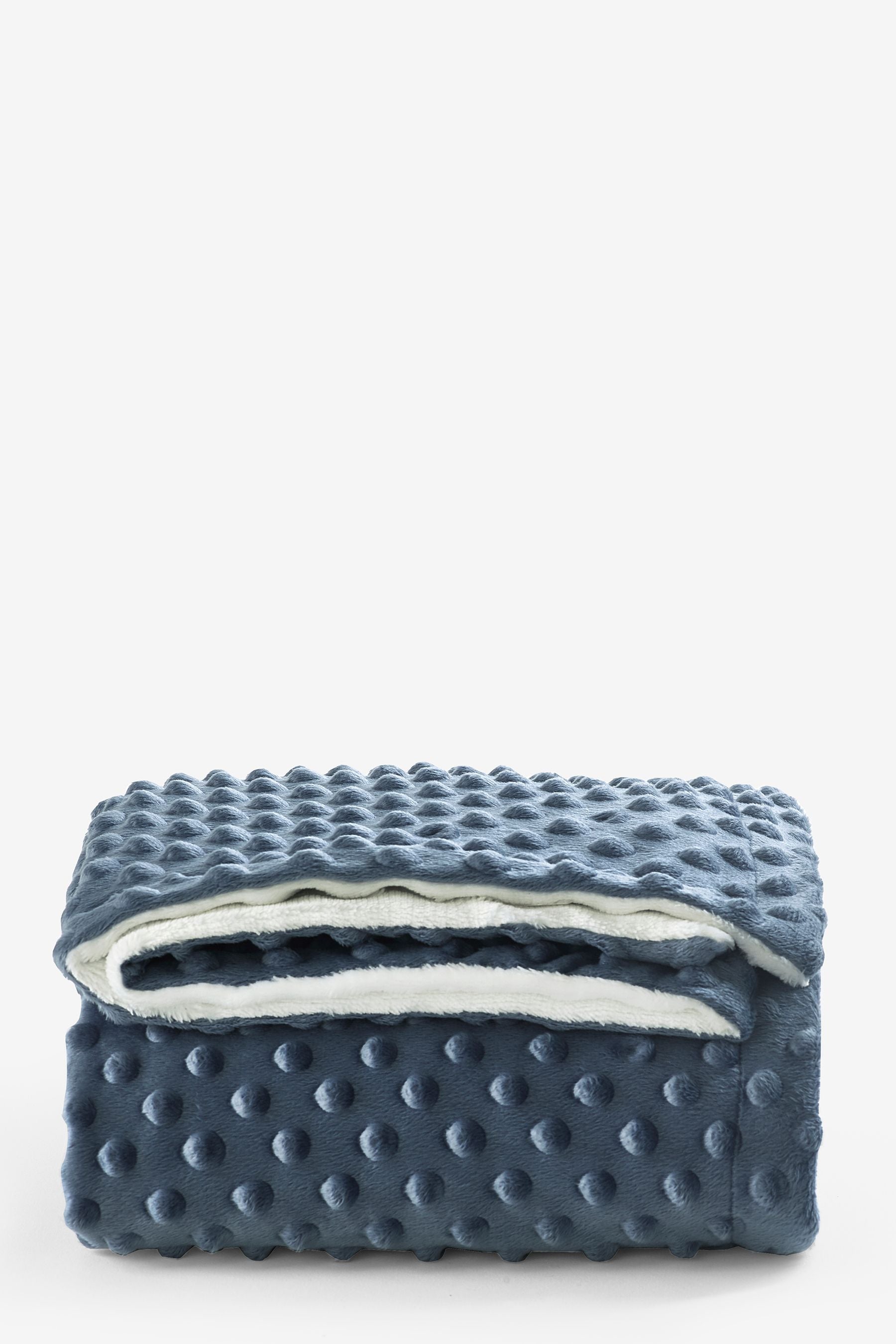 Blue Bobble Fleece Blanket