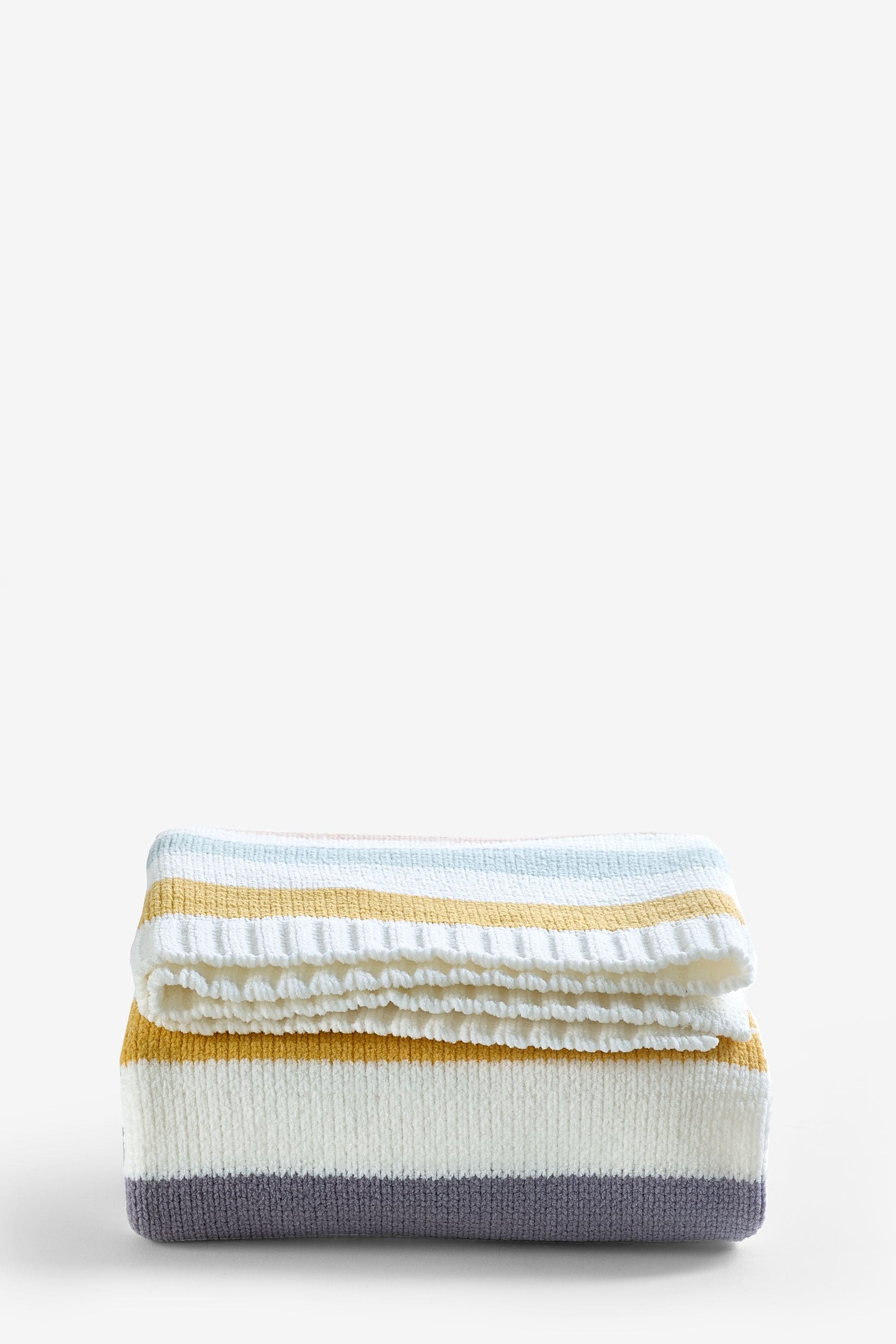 Stripe Chenille Baby Blanket