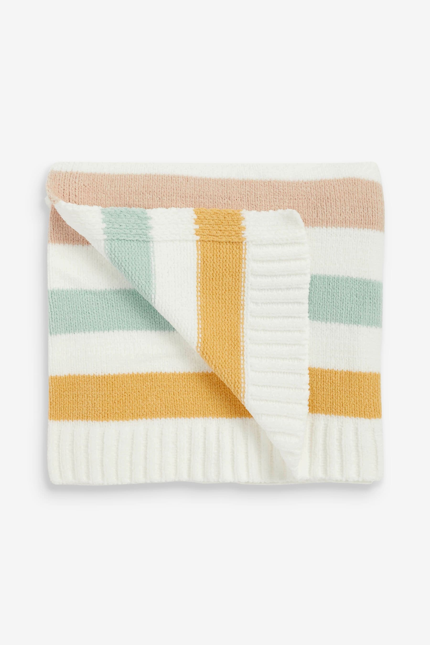 Stripe Chenille Baby Blanket