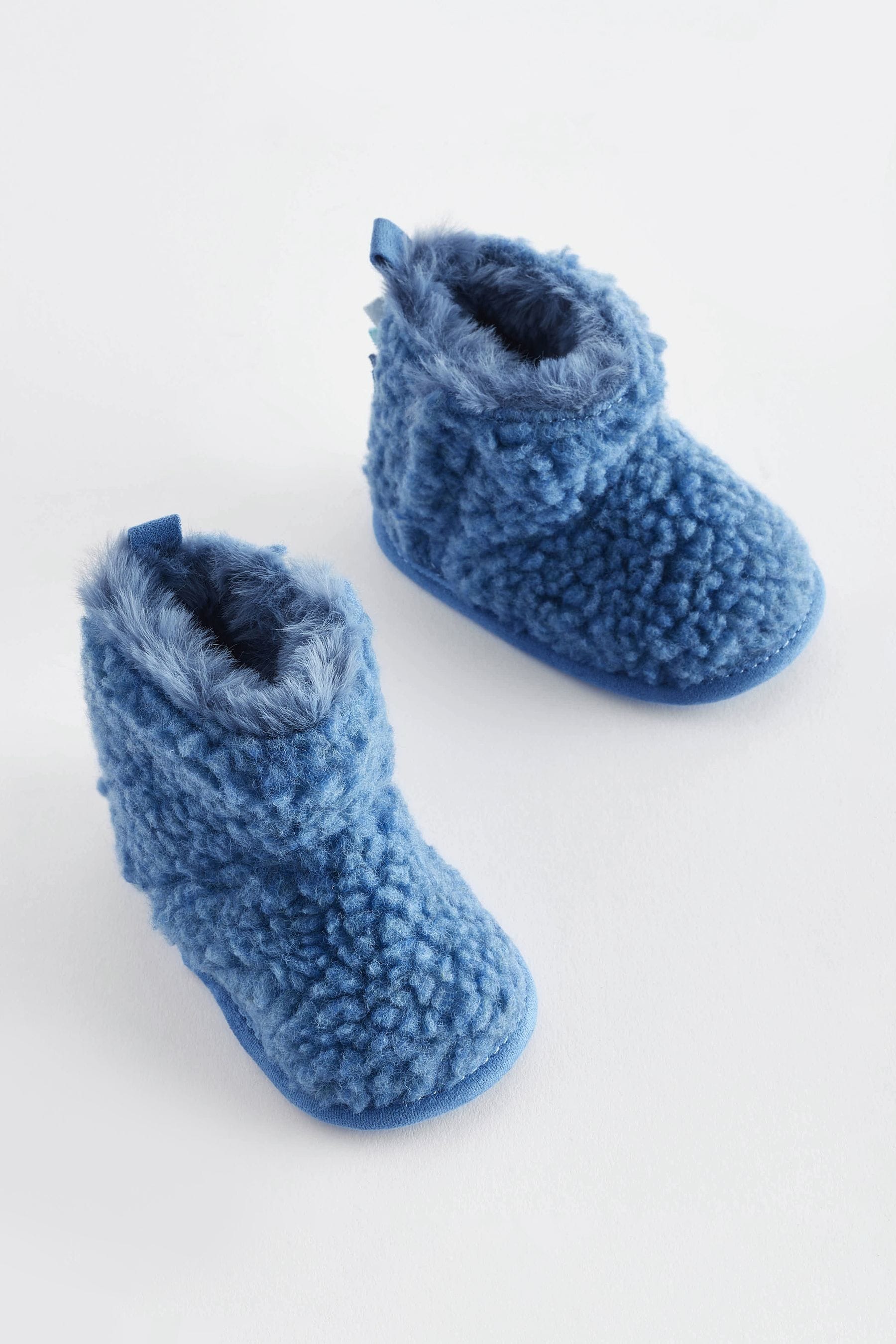 Blue Blue Warm Lined Baby Slipper Boots (0-24mths)