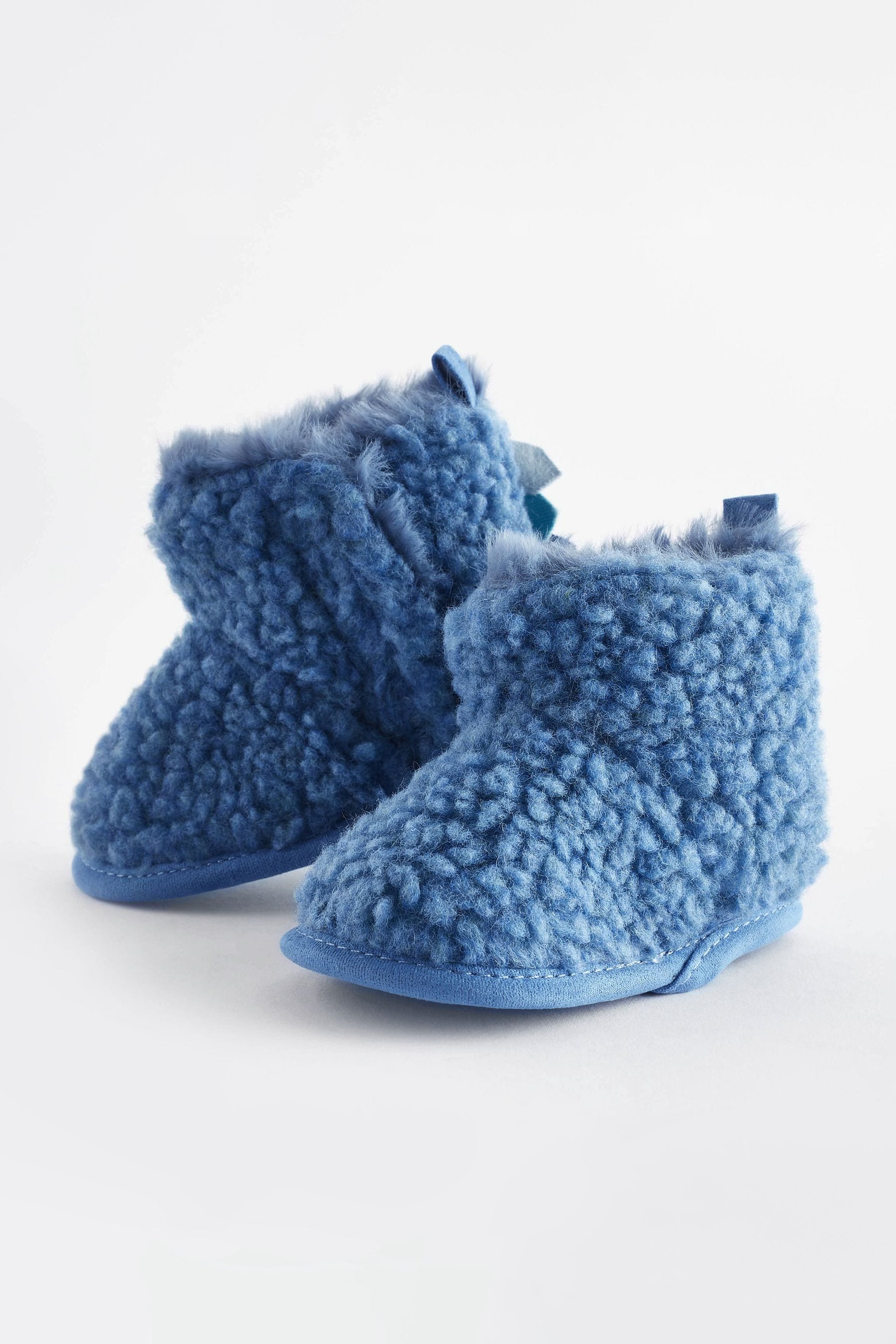 Blue Blue Warm Lined Baby Slipper Boots (0-24mths)