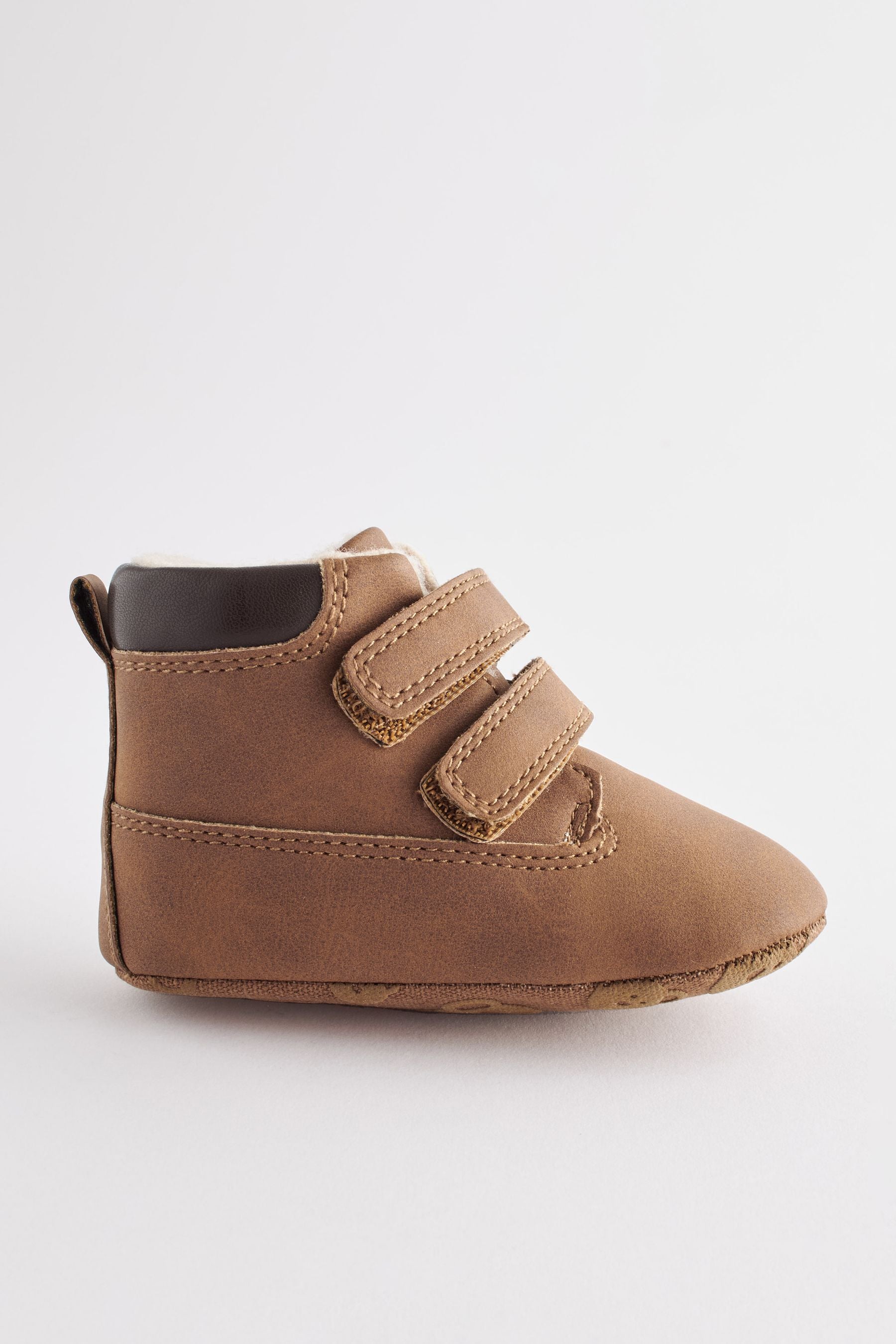 Tan Brown Touch Fastening Baby Work Boots (0-24mths)