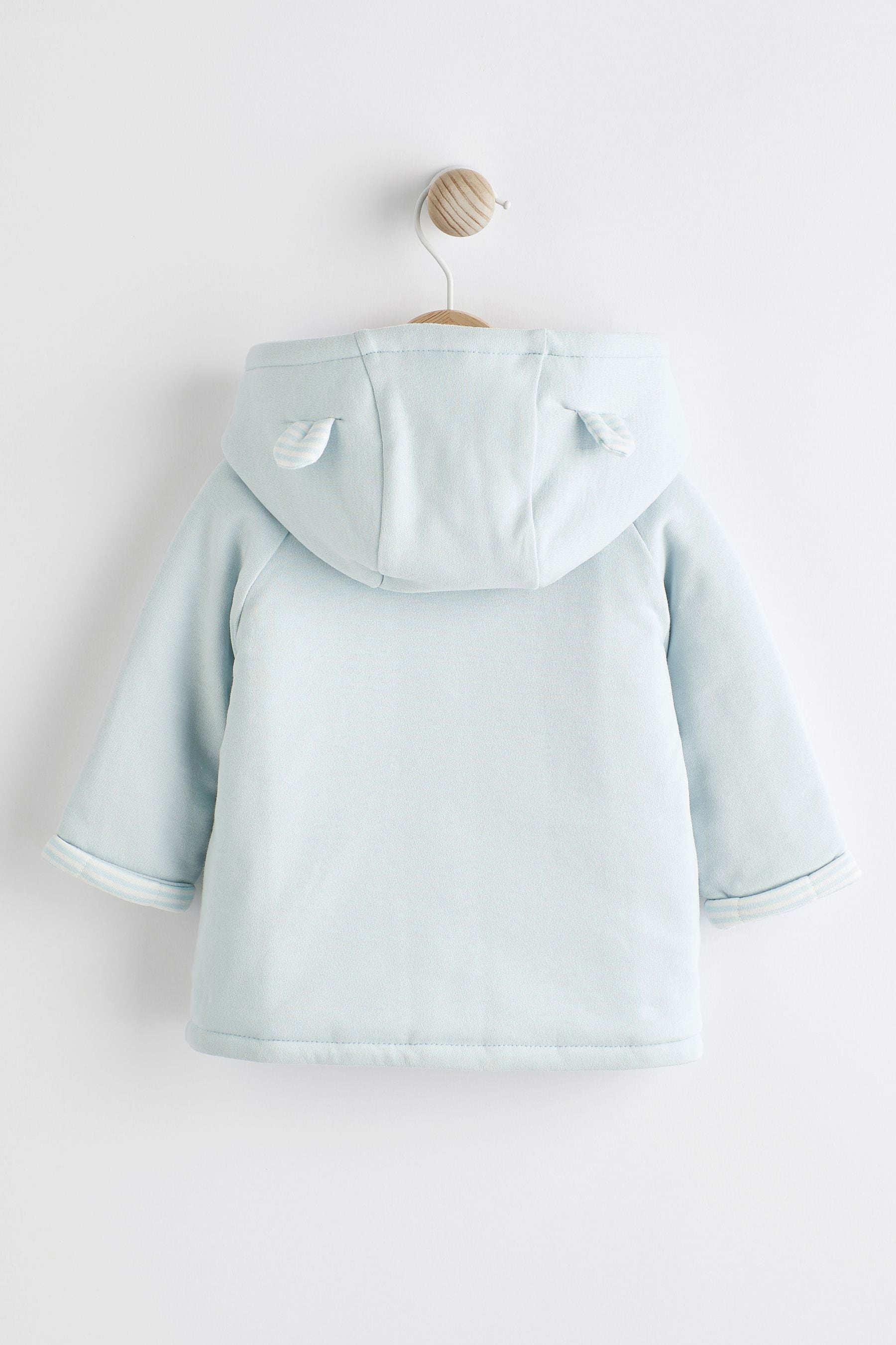 Pale Blue Lightweight Baby Jersey Jacket (0mths-2yrs)