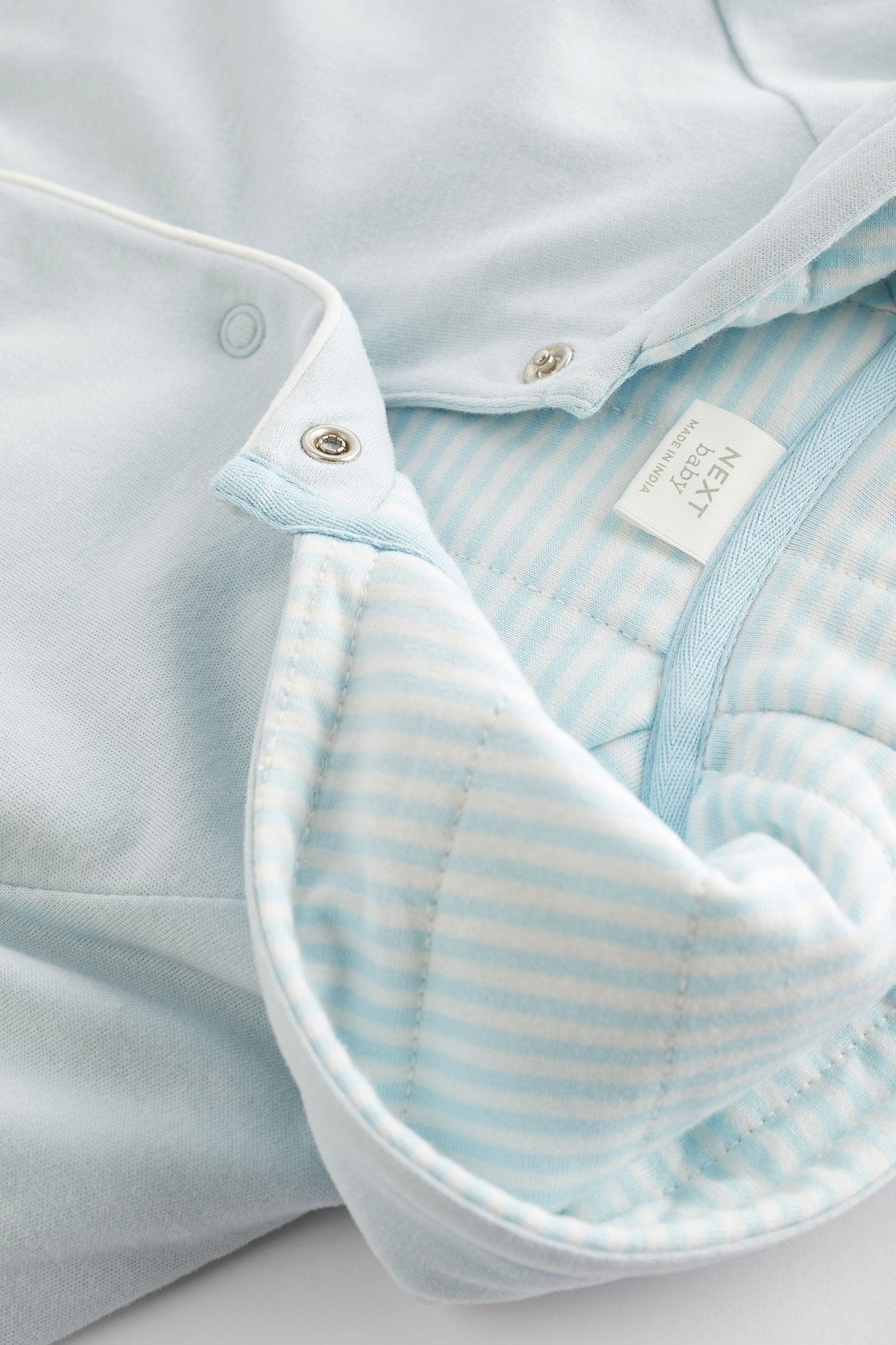 Pale Blue Lightweight Baby Jersey Jacket (0mths-2yrs)