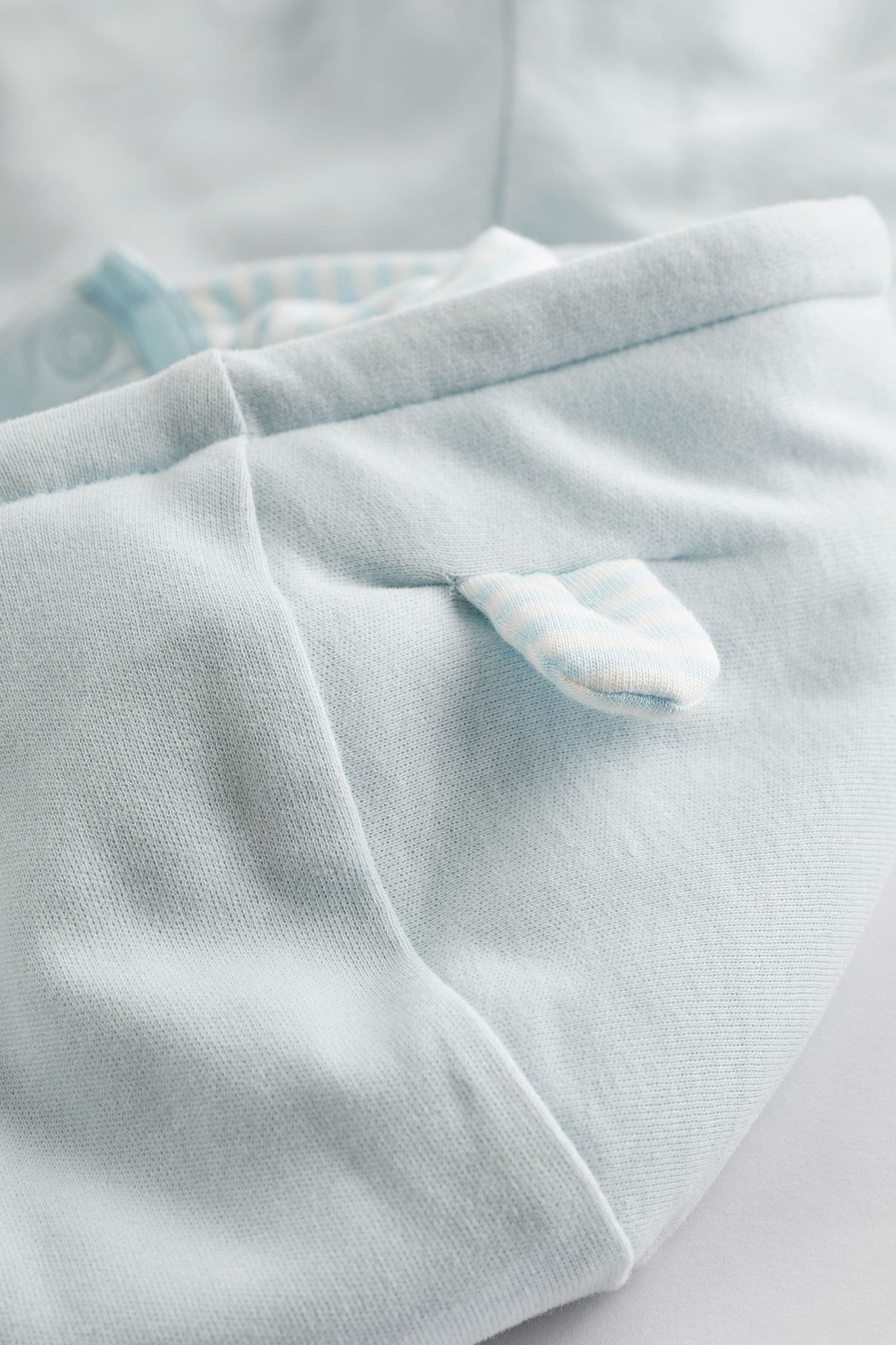 Pale Blue Lightweight Baby Jersey Jacket (0mths-2yrs)