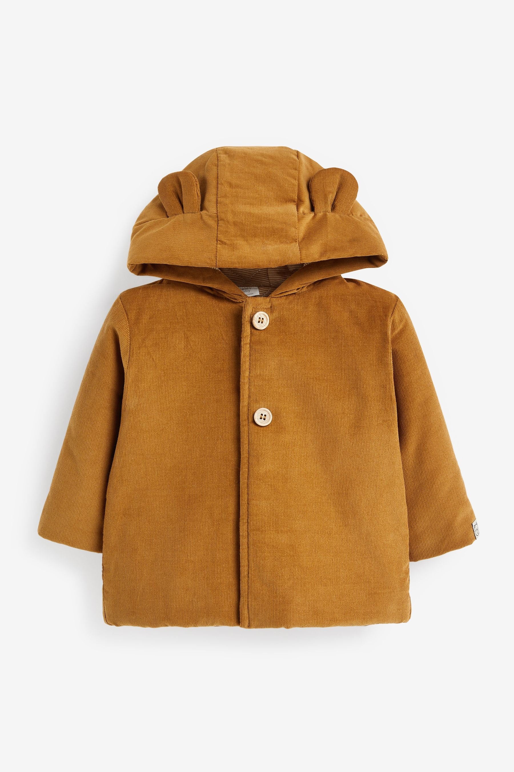 Tan Brown Corduroy Baby Jacket (0mths-2yrs)