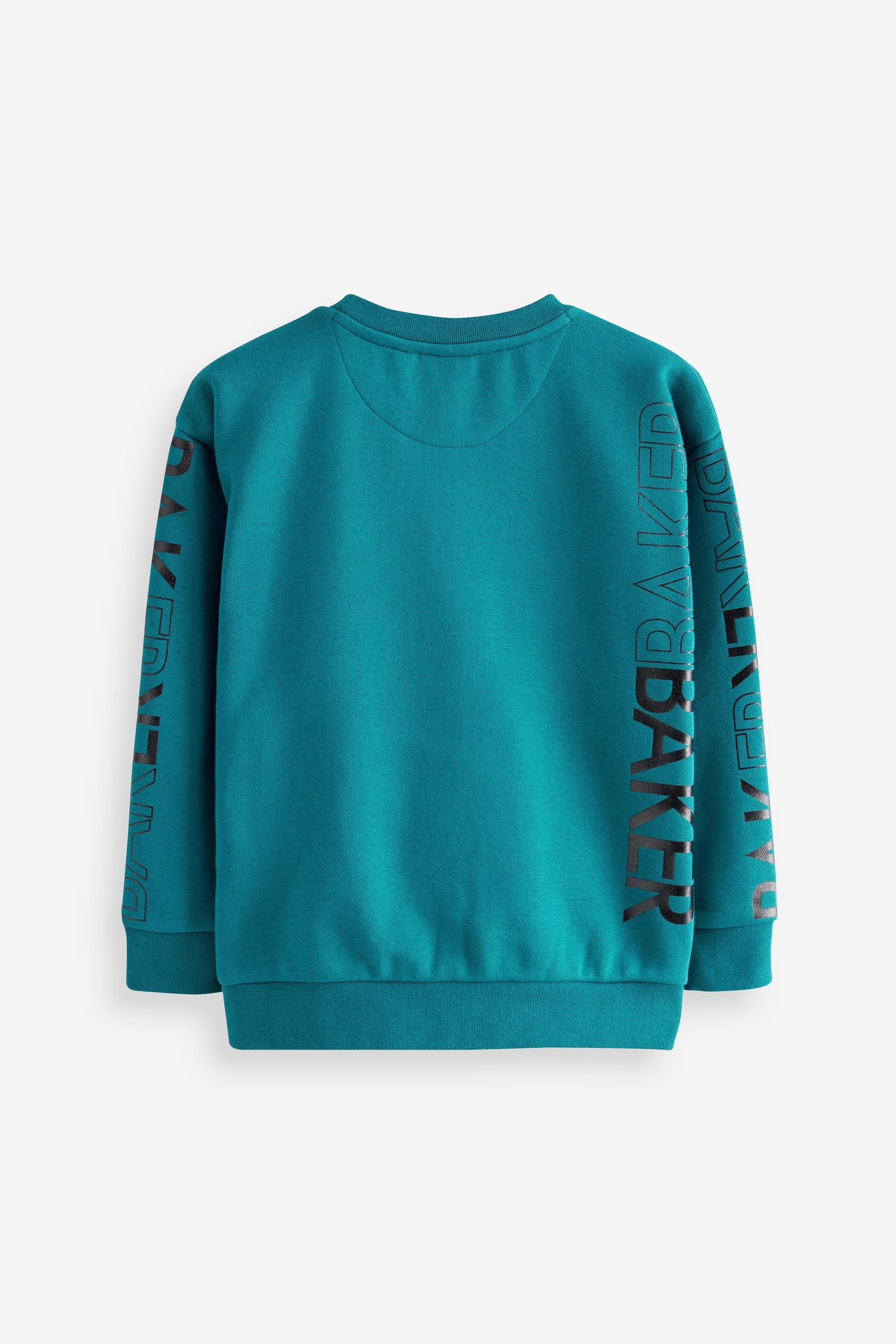 Teal Blue Baker by Ted Baker Letter Sweatshirt