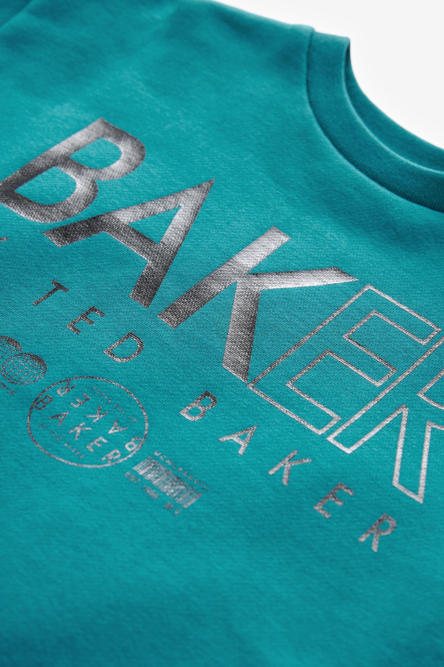 Teal Blue Baker by Ted Baker Letter Sweatshirt