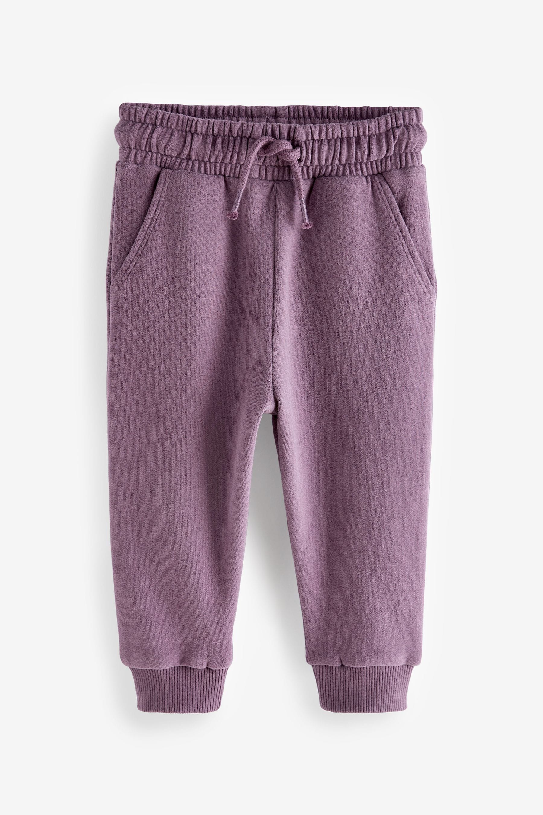 Purple Soft Touch Jersey Joggers (3mths-7yrs)