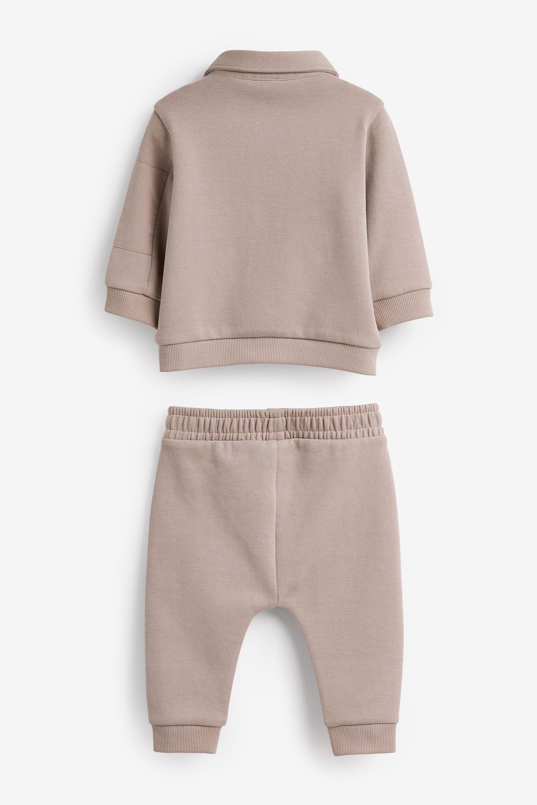 Neutral Neutral Jersey Baby Shirt and Joggers 2 Piece Set