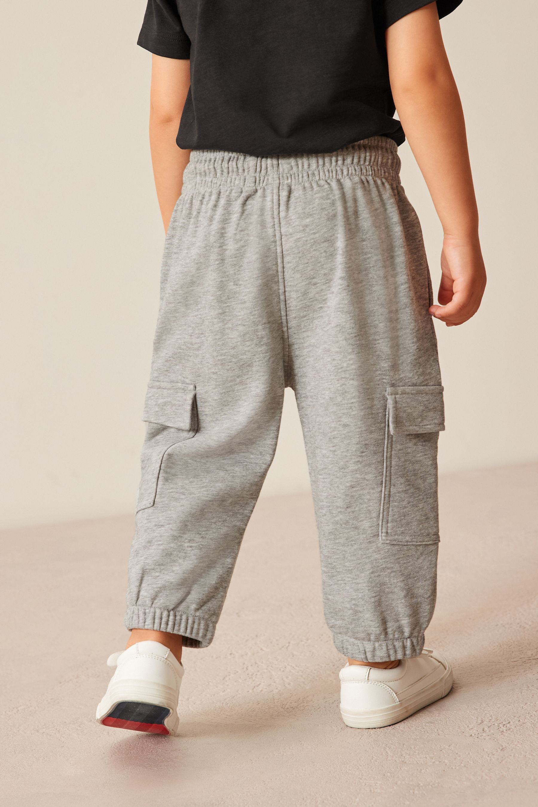 Grey Patch Pocket Utility Joggers (3mths-7yrs)