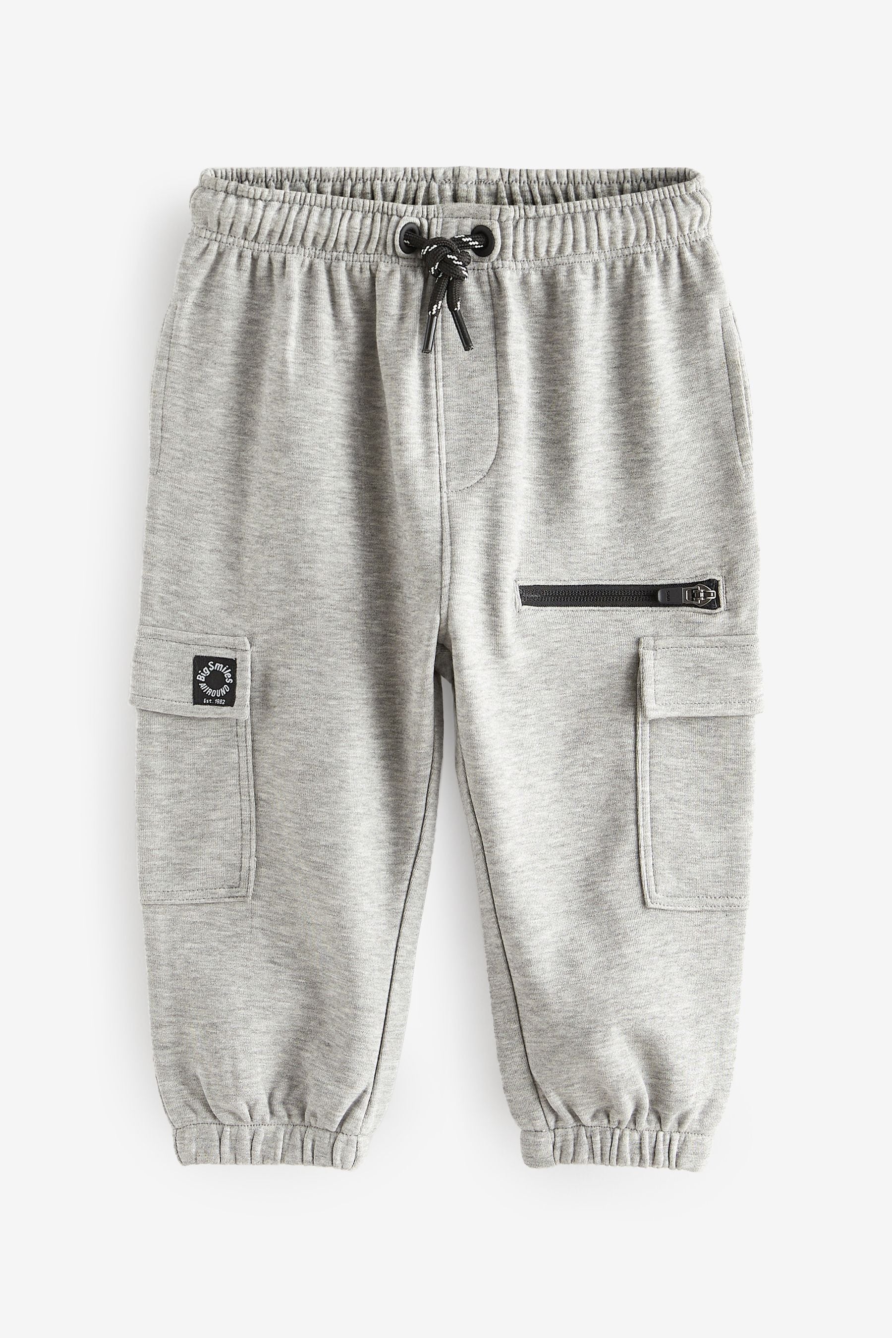 Grey Patch Pocket Utility Joggers (3mths-7yrs)