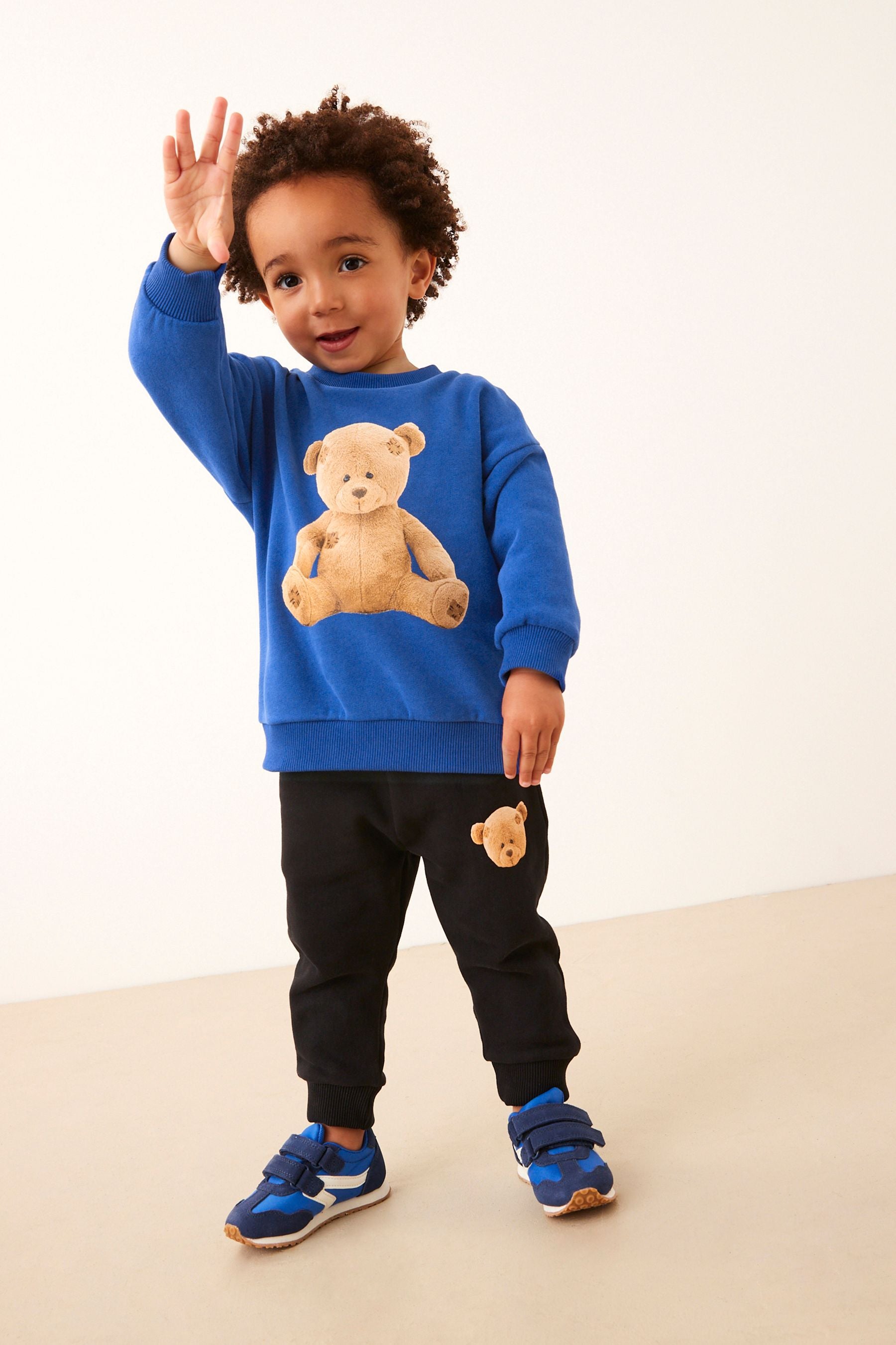 Blue Bear Character Sweatshirt and Joggers Set (3mths-7yrs)