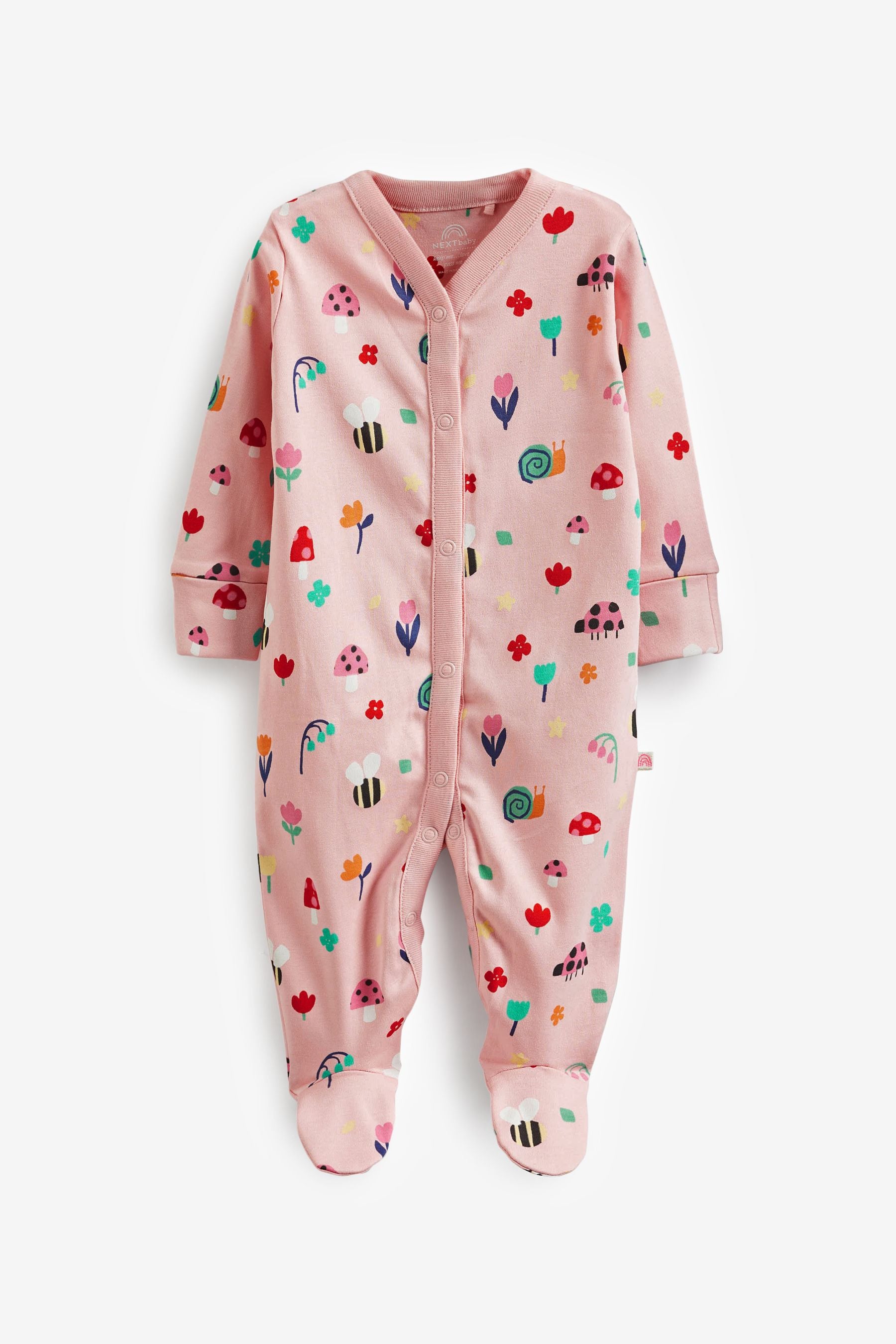 Bright Baby Sleepsuits 5 Pack (0mths-2yrs)