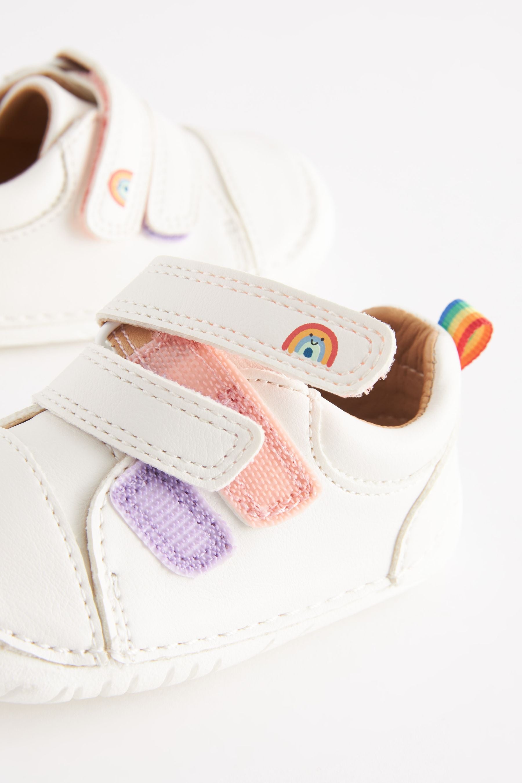 White Rainbow Crawler Trainers