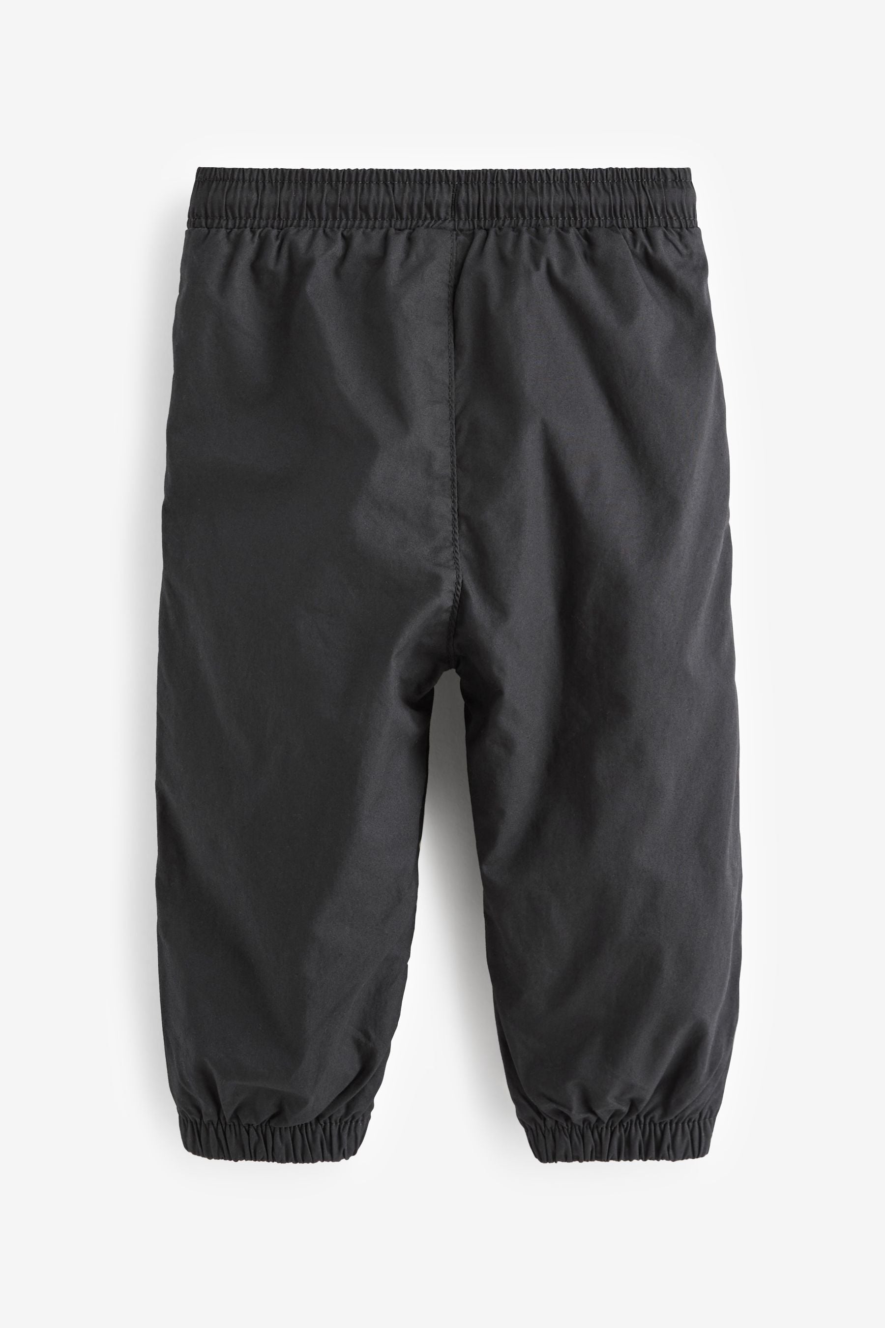 Black Lined Parachute Trousers (3mths-7yrs)