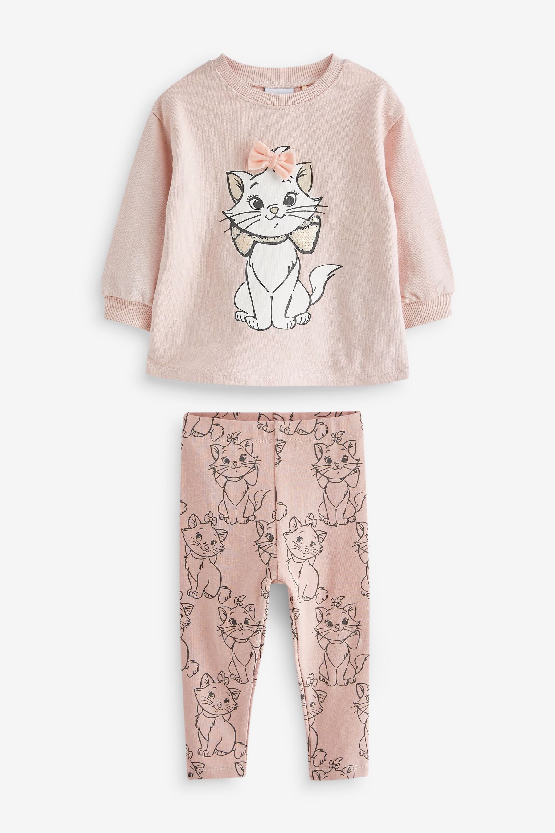 Pink Disney Marie Top & Leggings Set (3mths-7yrs)