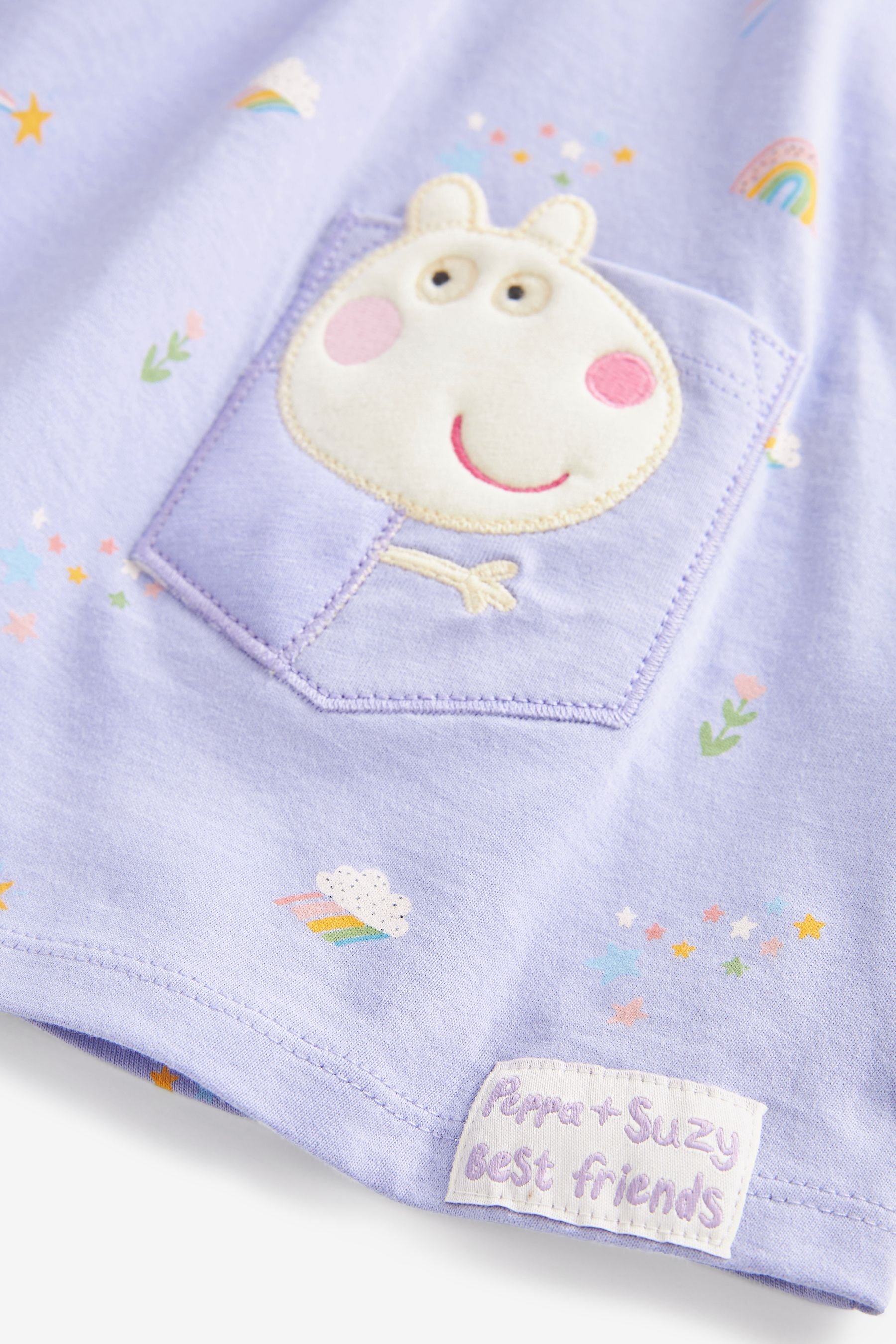 Lilac Peppa Pig Jersey Dress (3mths-7yrs)