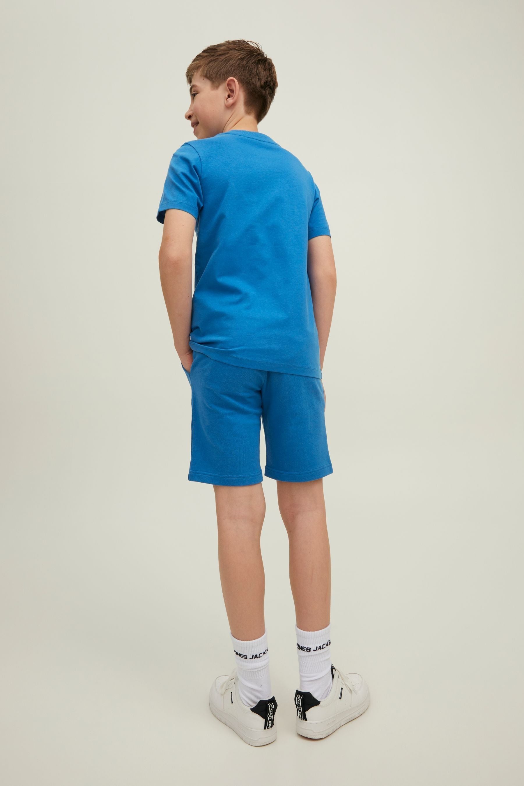 Blue JACK & JONES JUNIOR T-Shirt And Sweat Short Set