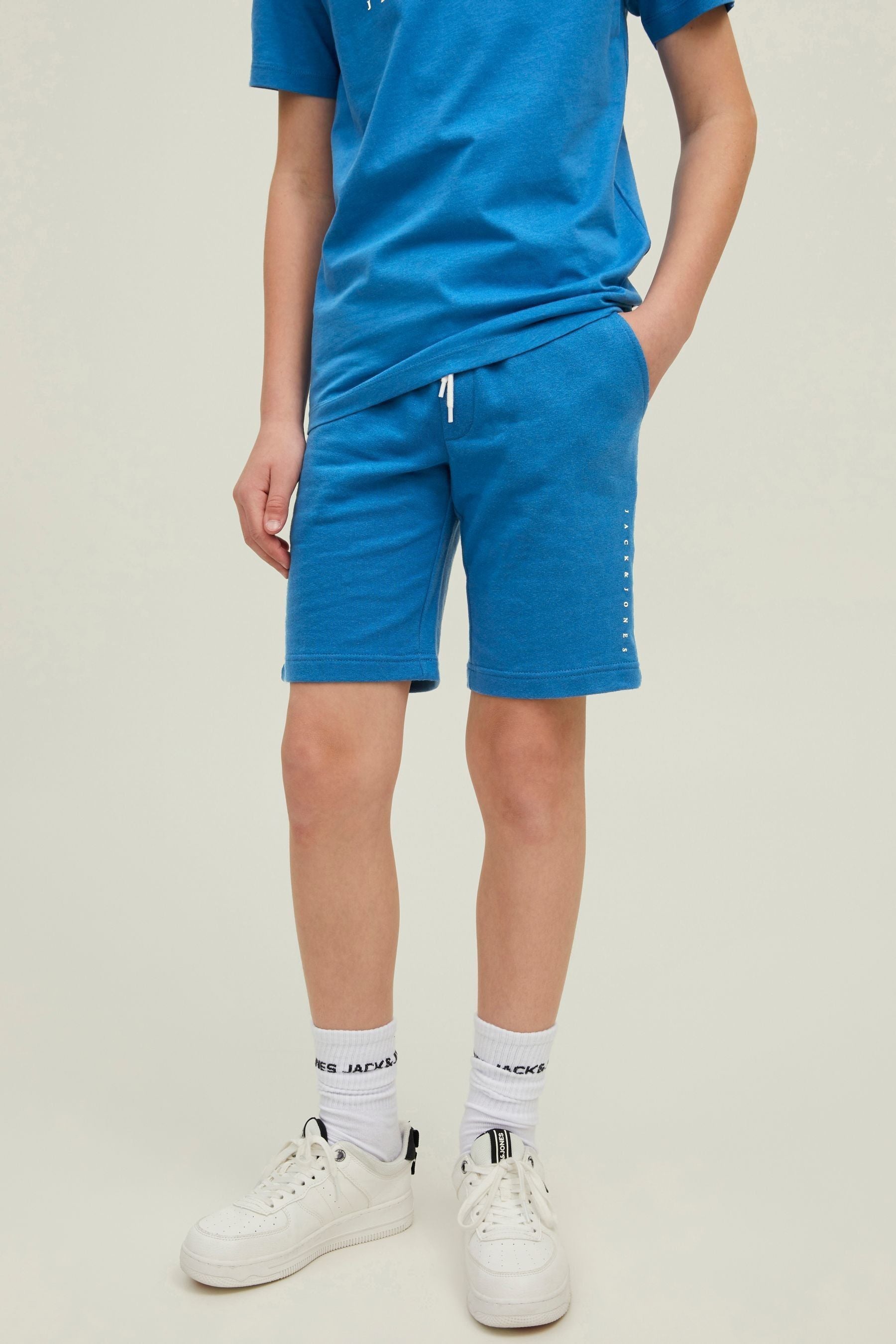 Blue JACK & JONES JUNIOR T-Shirt And Sweat Short Set