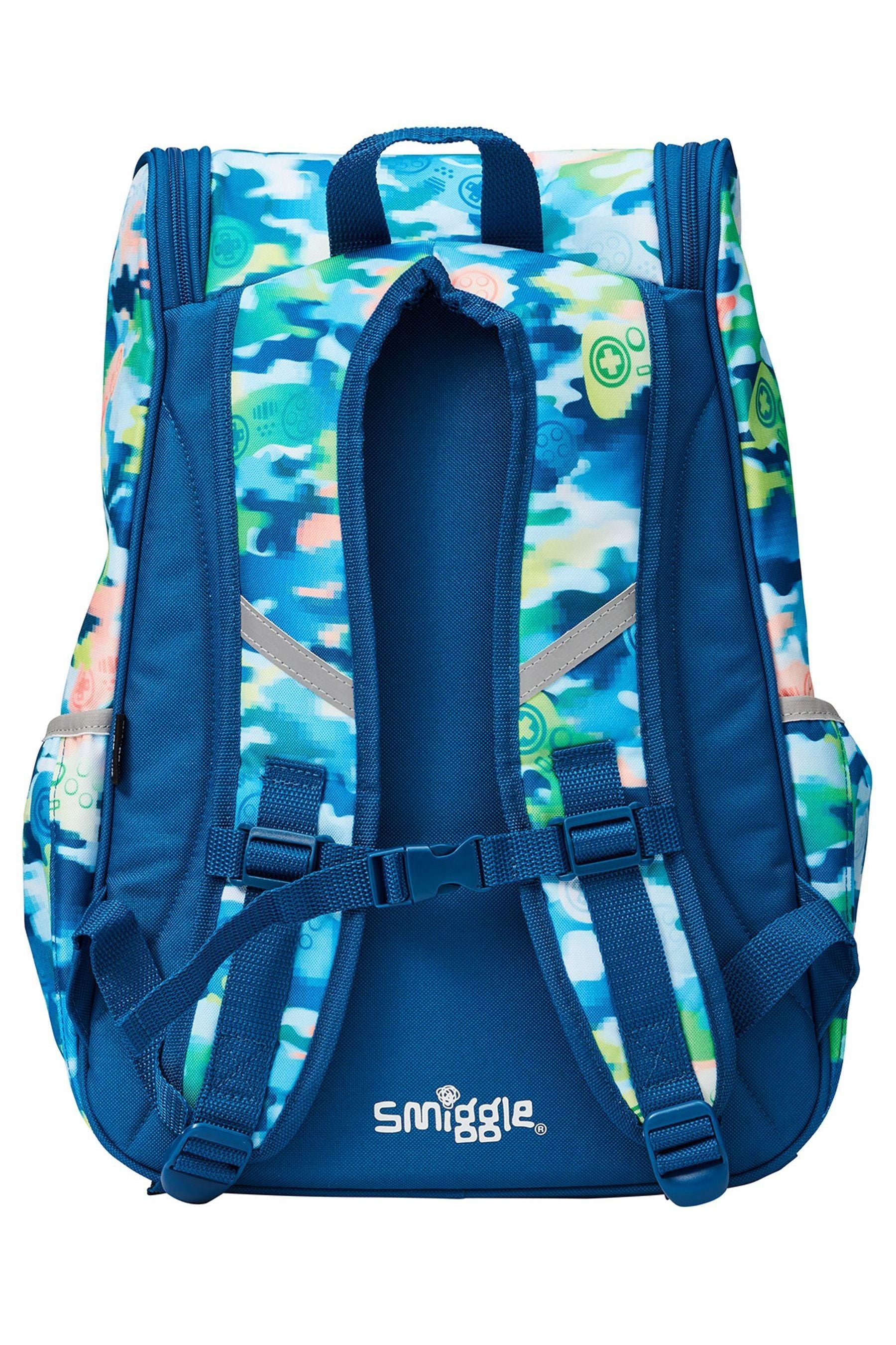 Blue Camo Smiggle Mirage Access Backpack