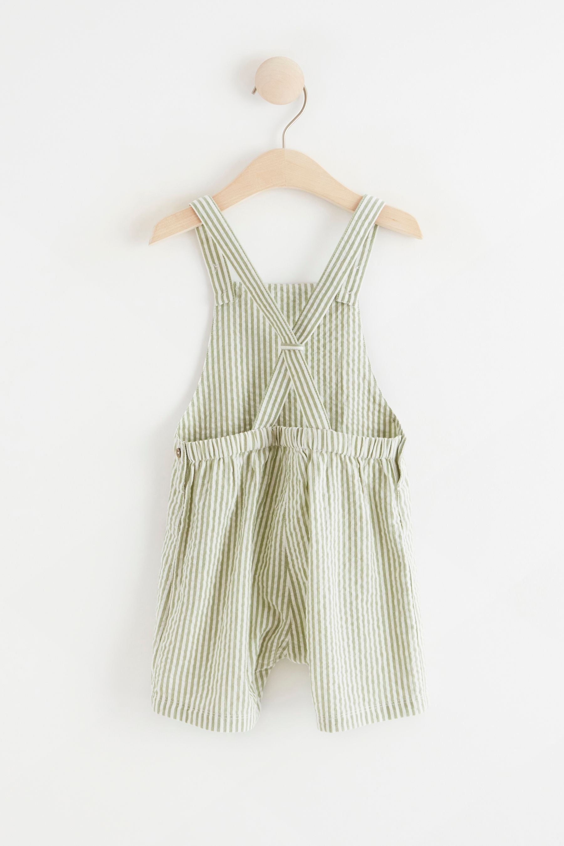 Lindex Green Lindex Seersucker Dungaree