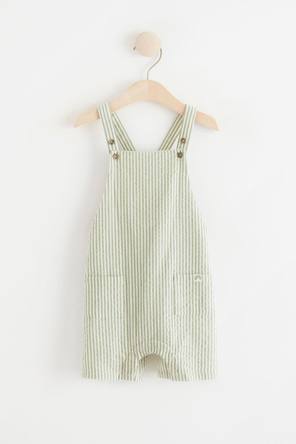 Lindex Green Lindex Seersucker Dungaree