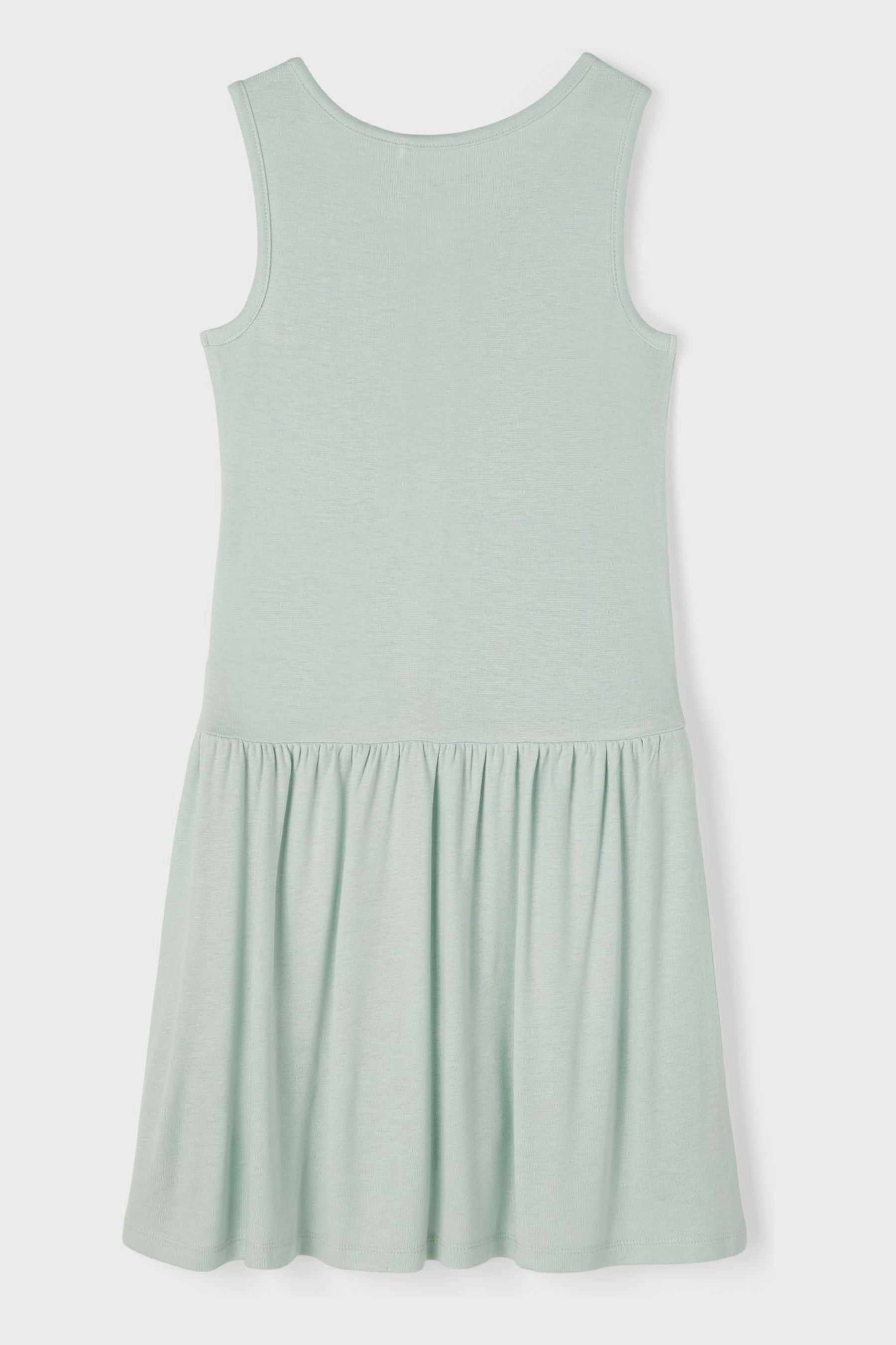 Green Name It Sleeveless Smock Dress