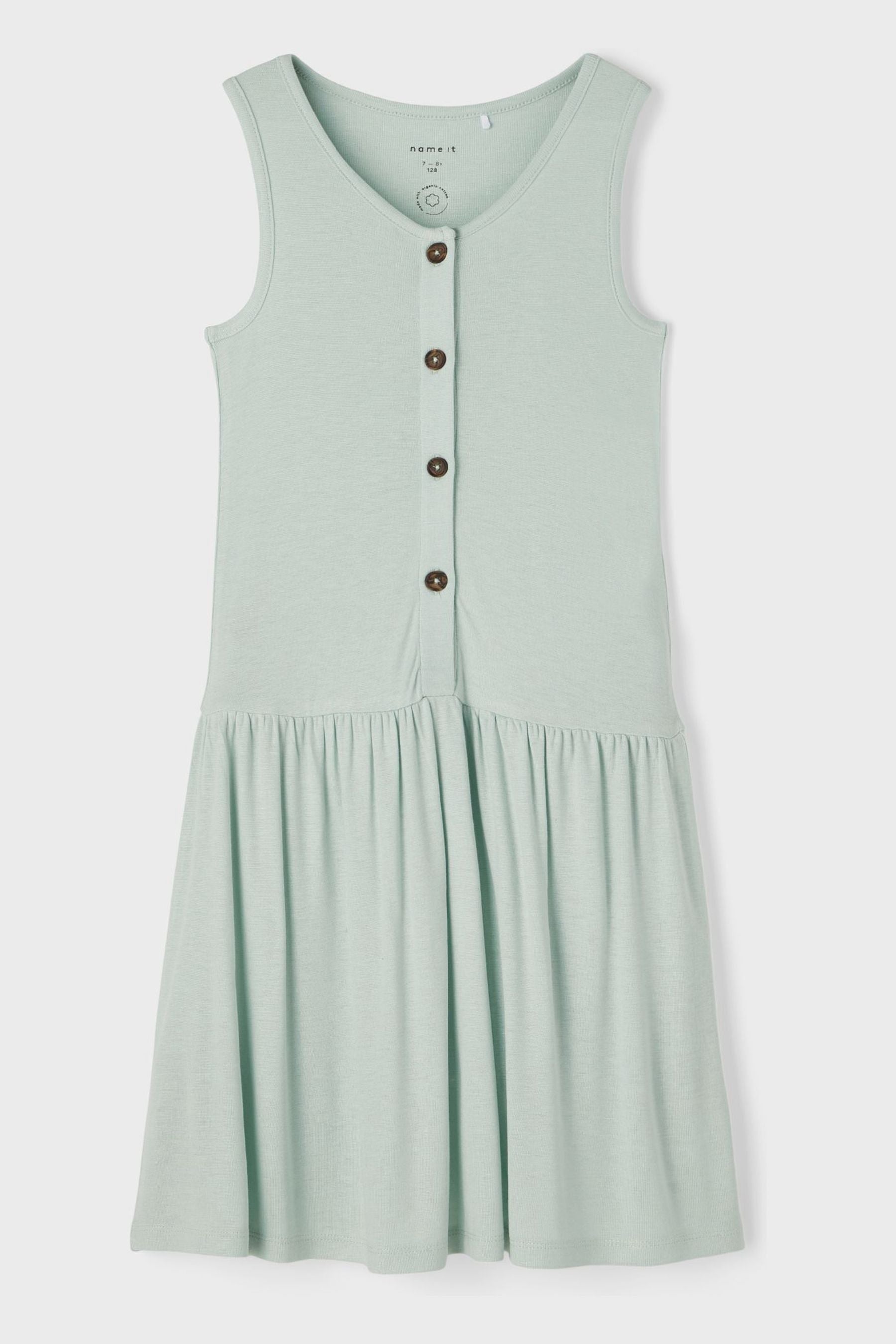 Green Name It Sleeveless Smock Dress