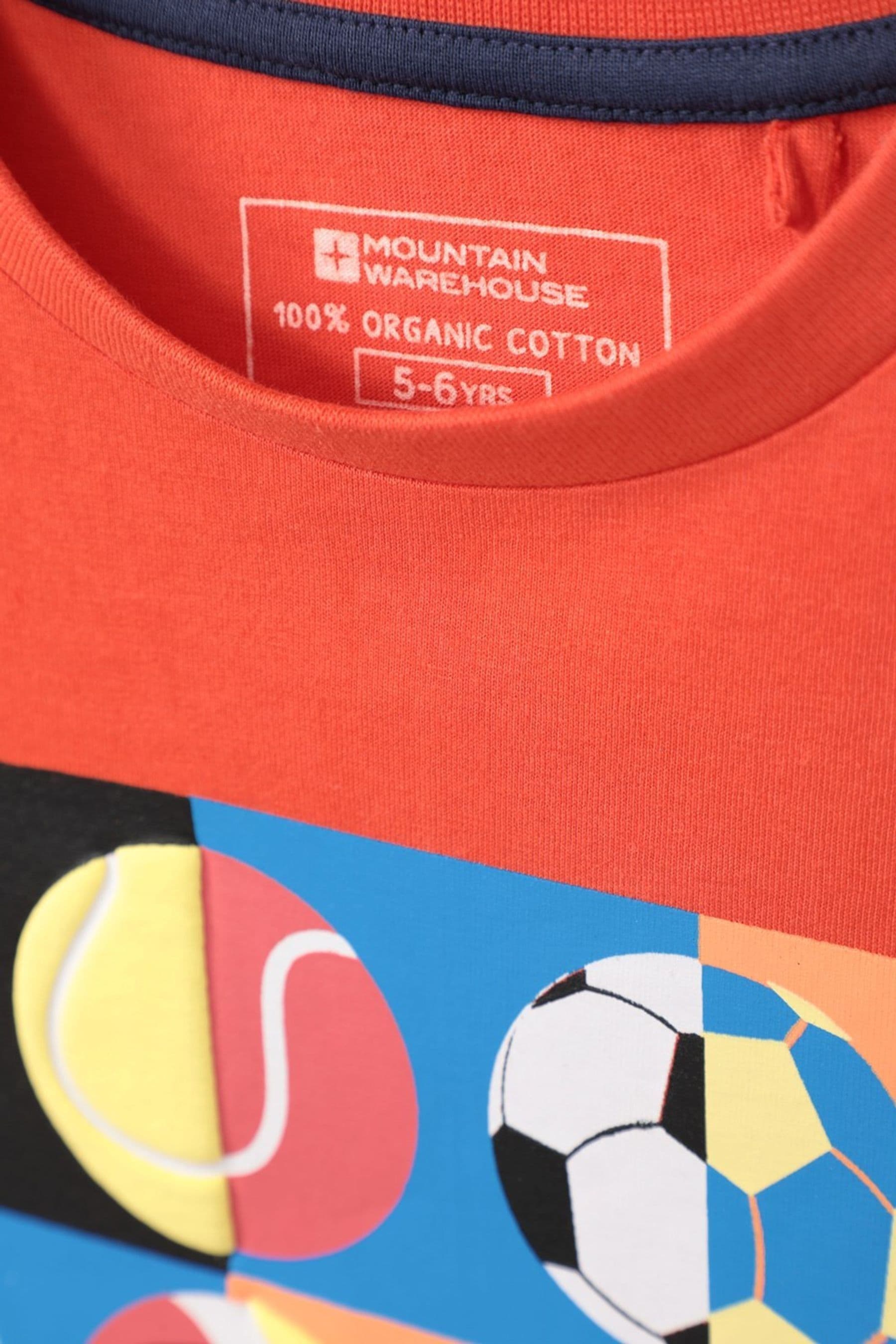 Orange Mountain Warehouse Retro Ball Kids Organic T-Shirt