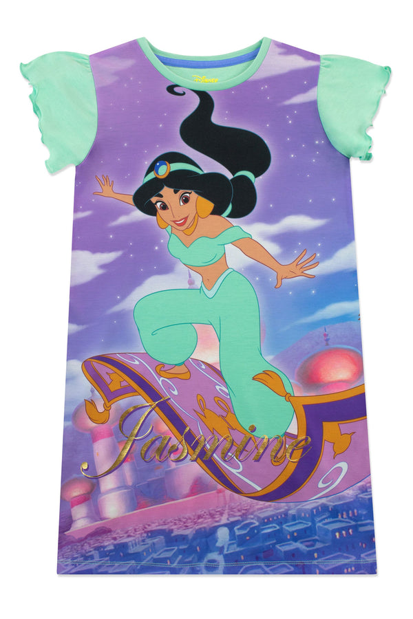 Character Purple Jasmine Disney Princess Nightdress